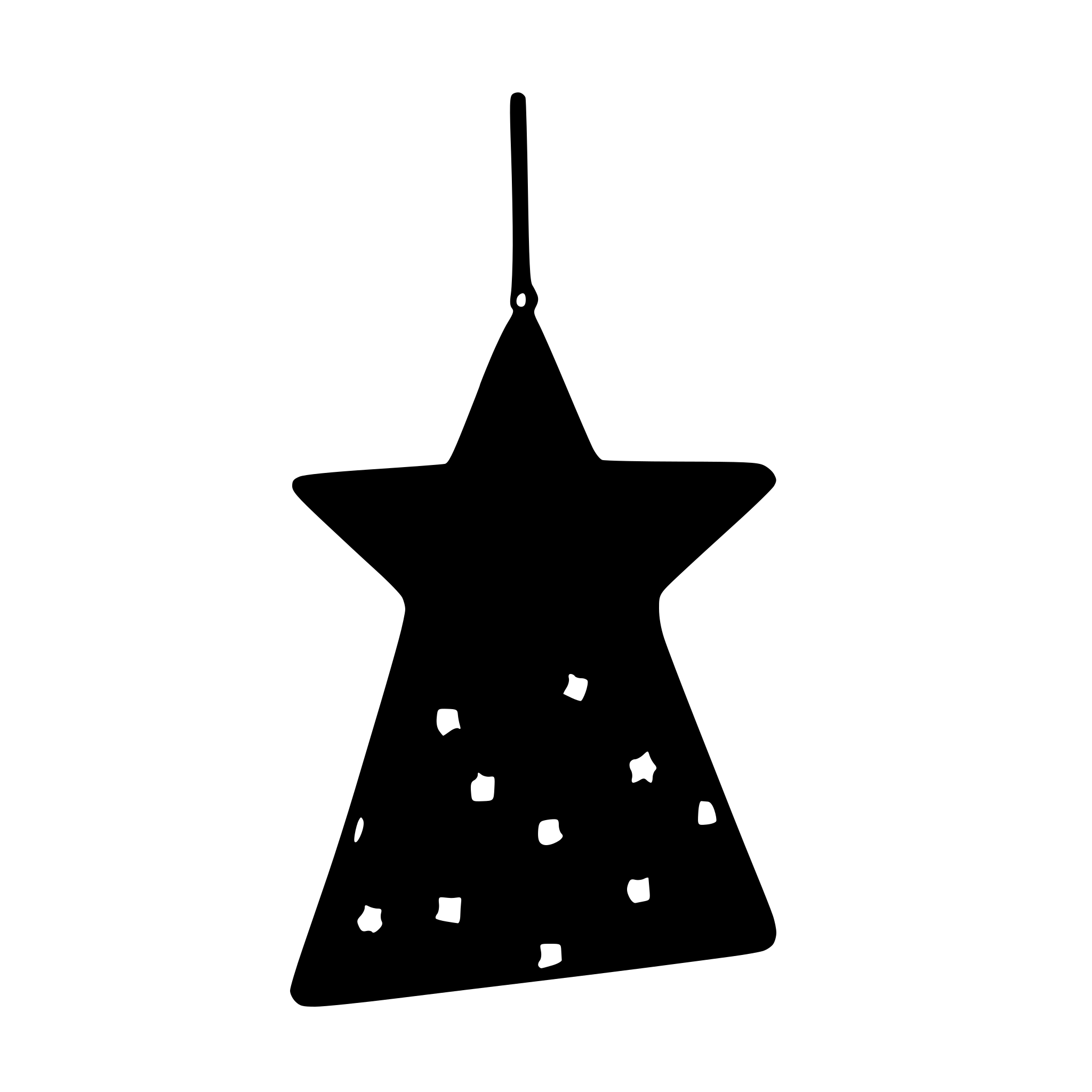 AI-generated SVG of a star