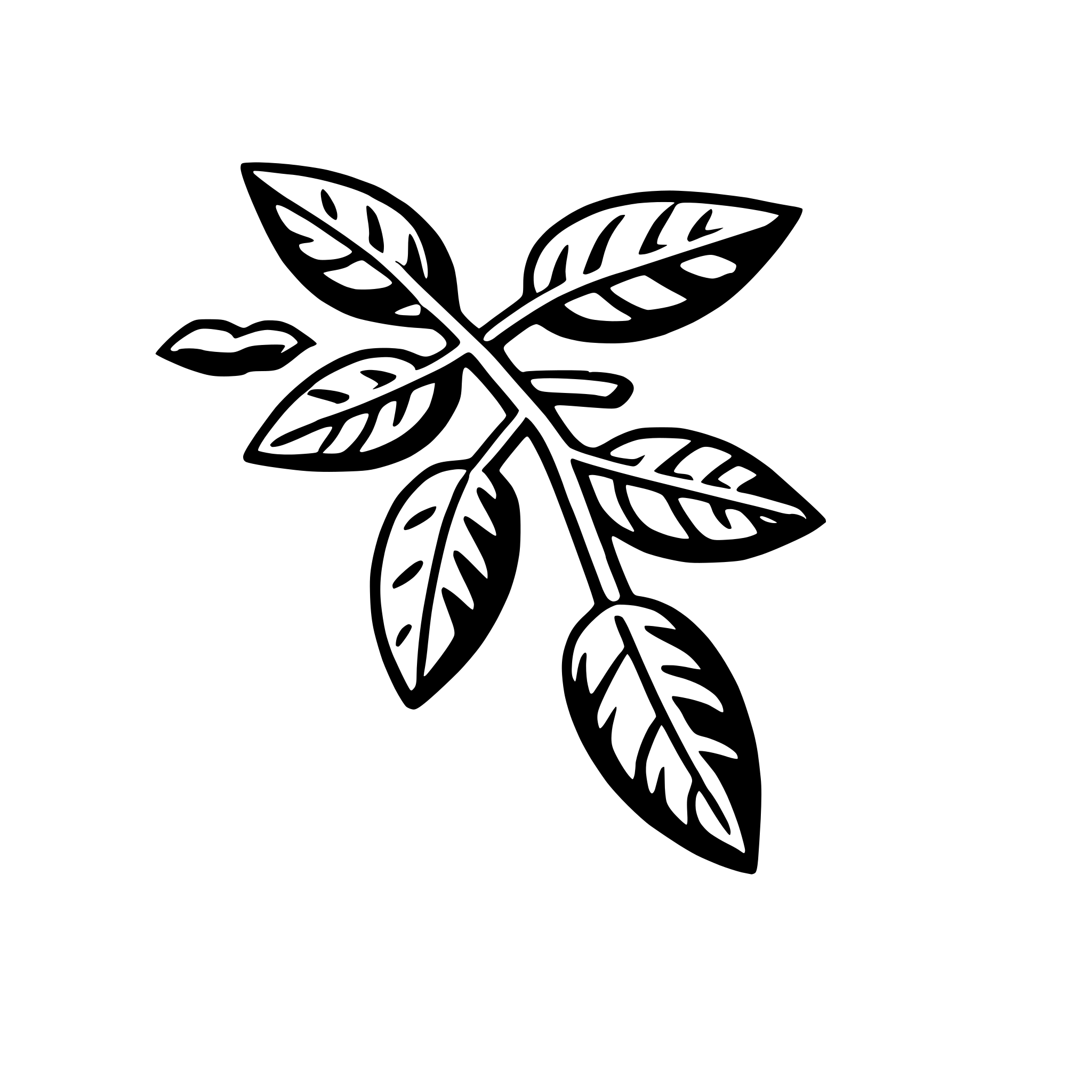 AI-generated SVG of 'mistletoe'