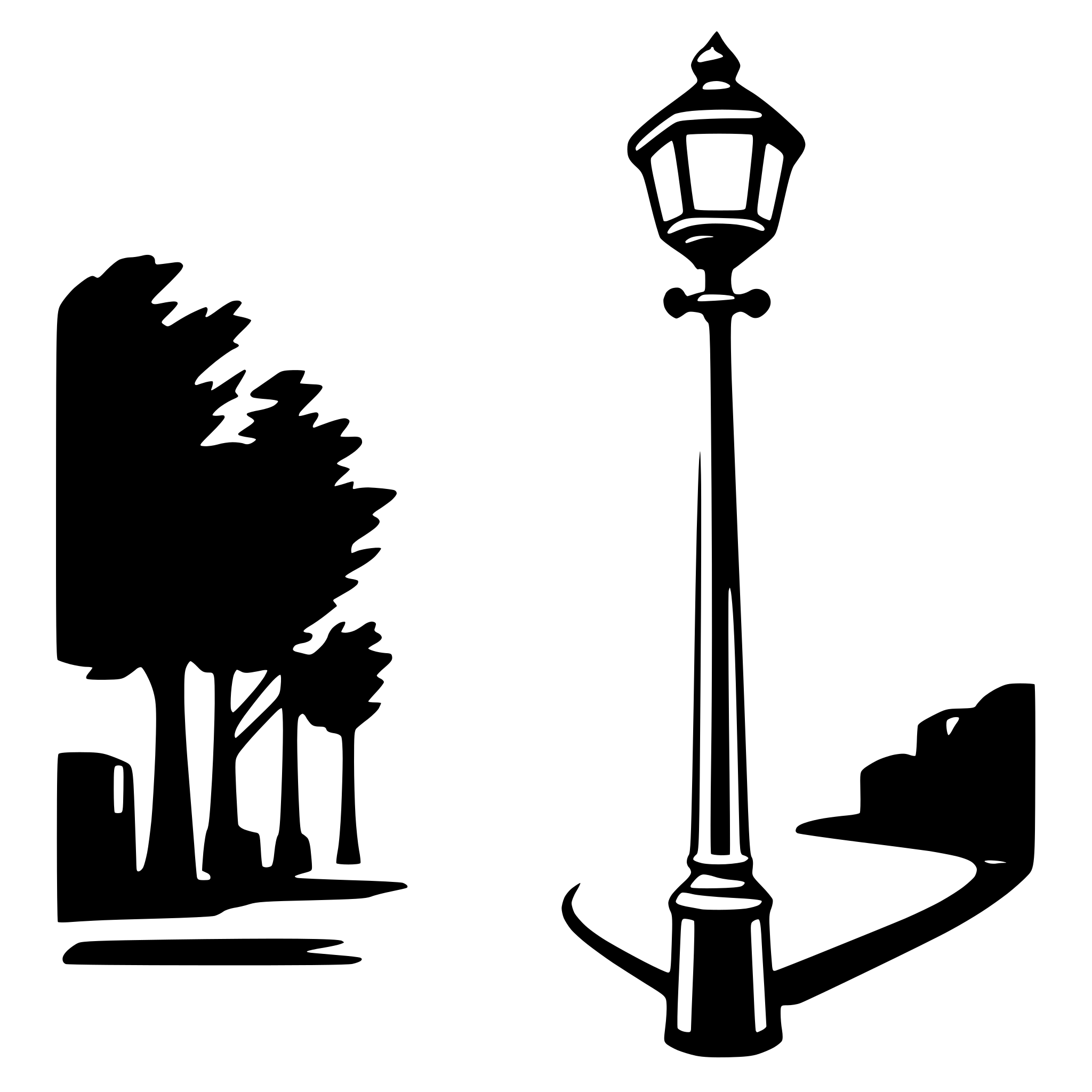 AI-generated SVG of 'street light'