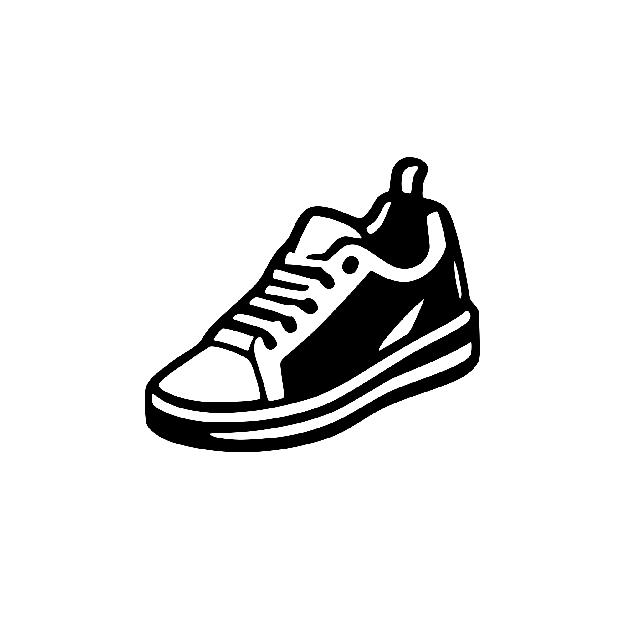AI-generated SVG of a sneakers
