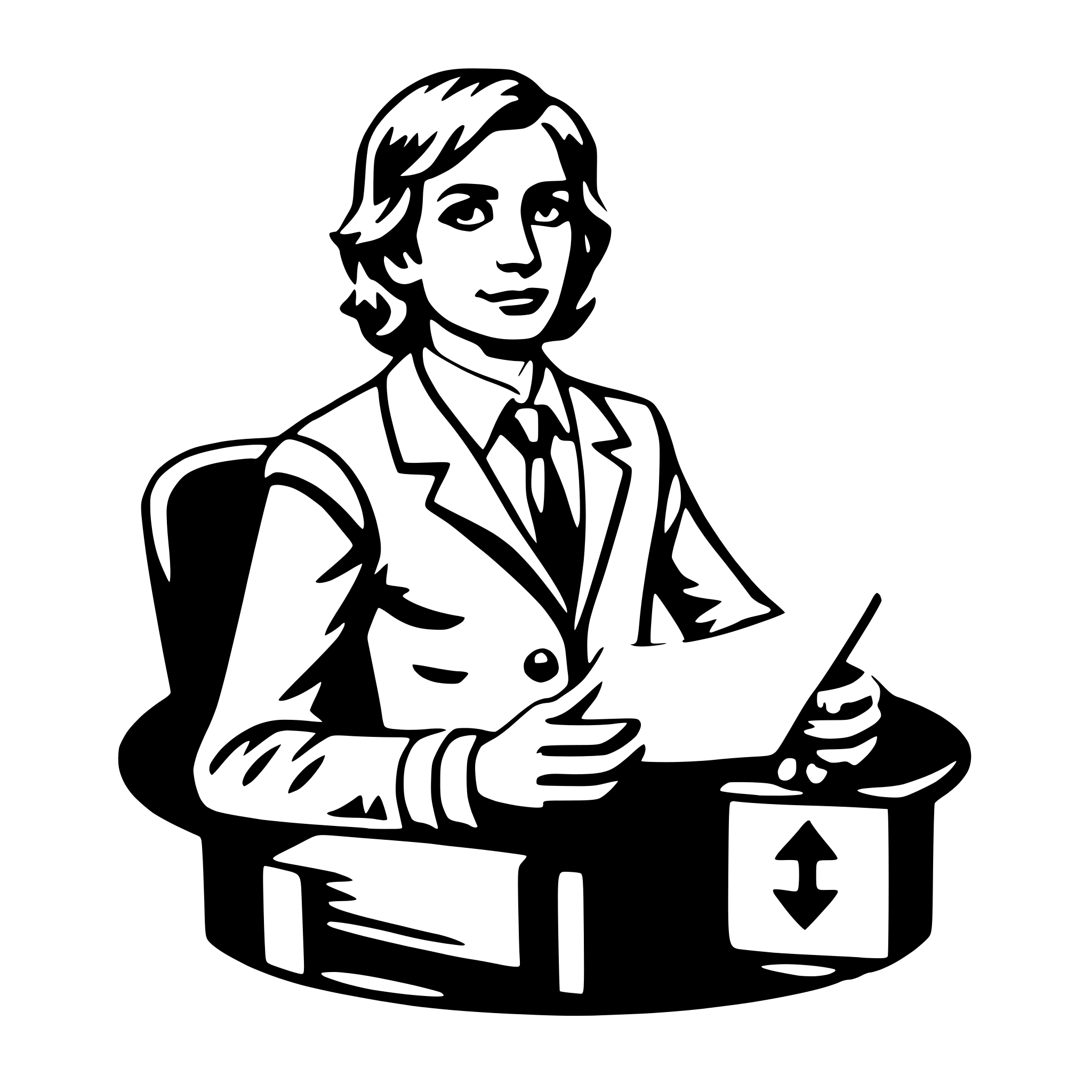 AI-generated SVG of 'mathematician'