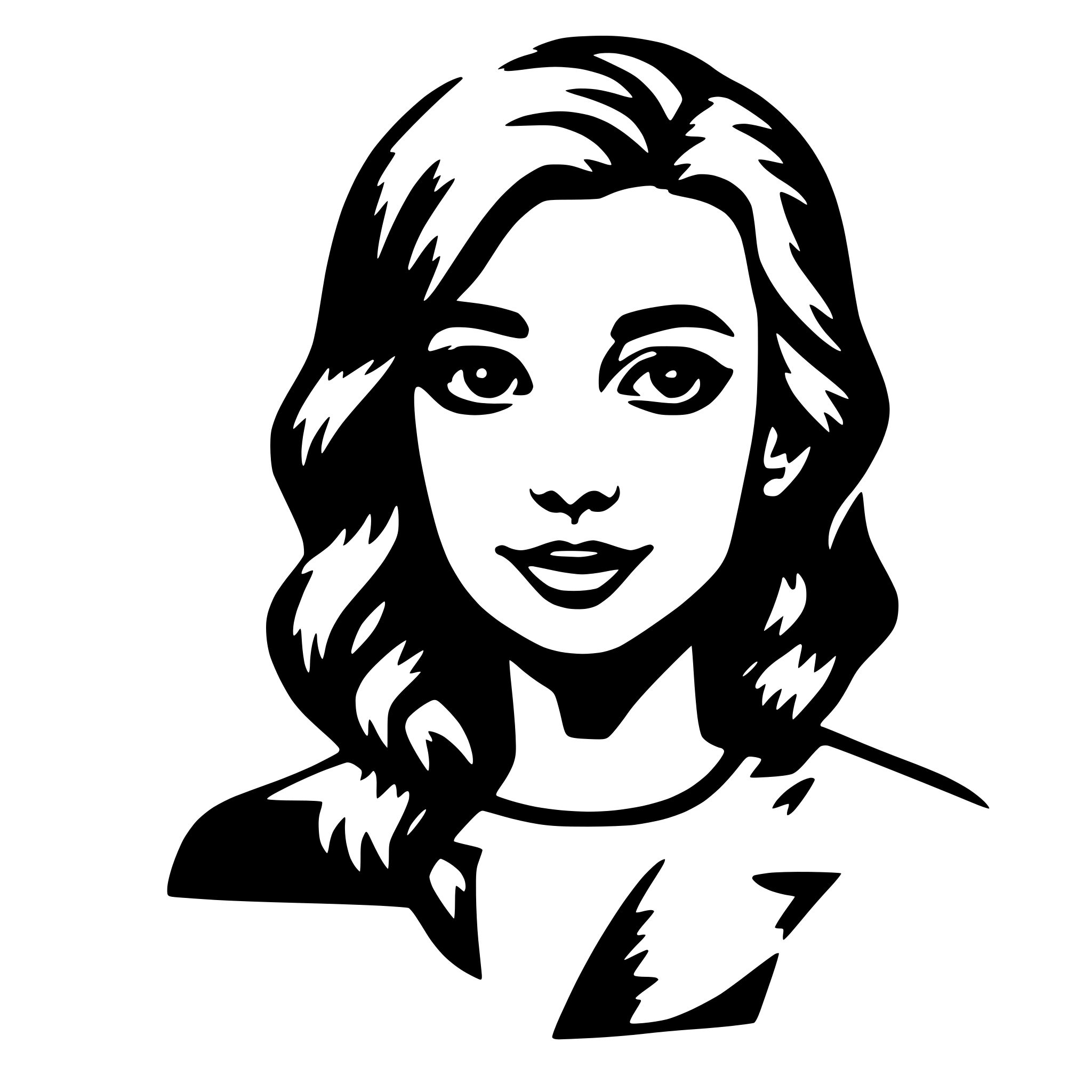 AI-generated SVG of a I lovg
