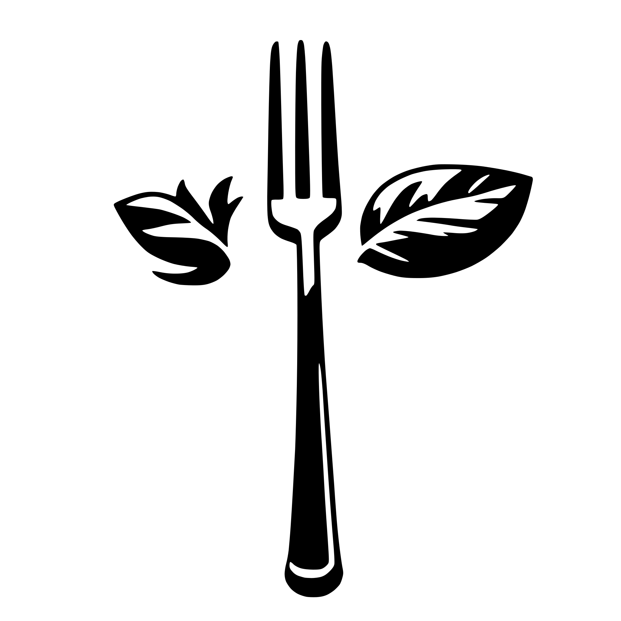 AI-generated SVG of a fork