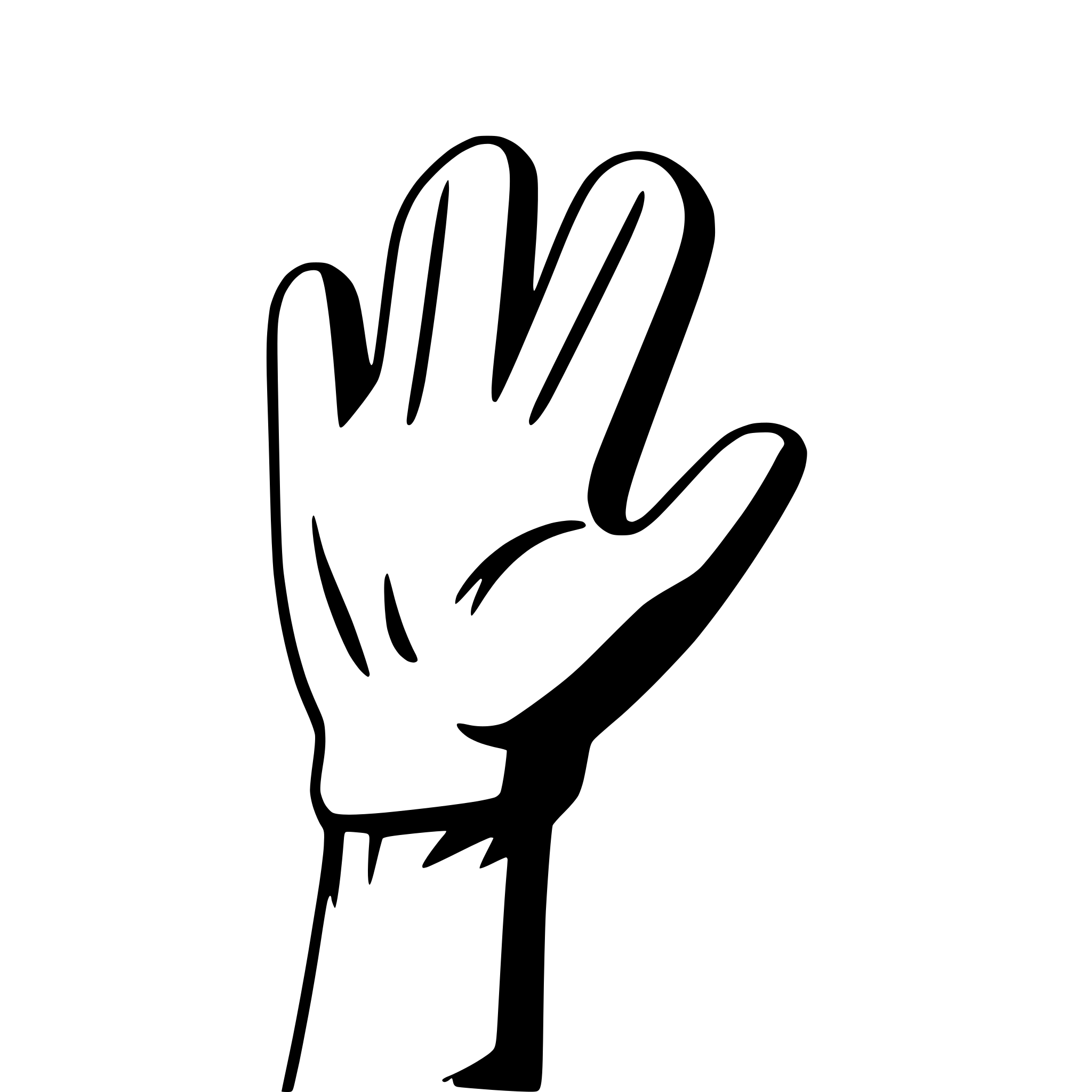 AI-generated SVG of a cartoon hands left and right