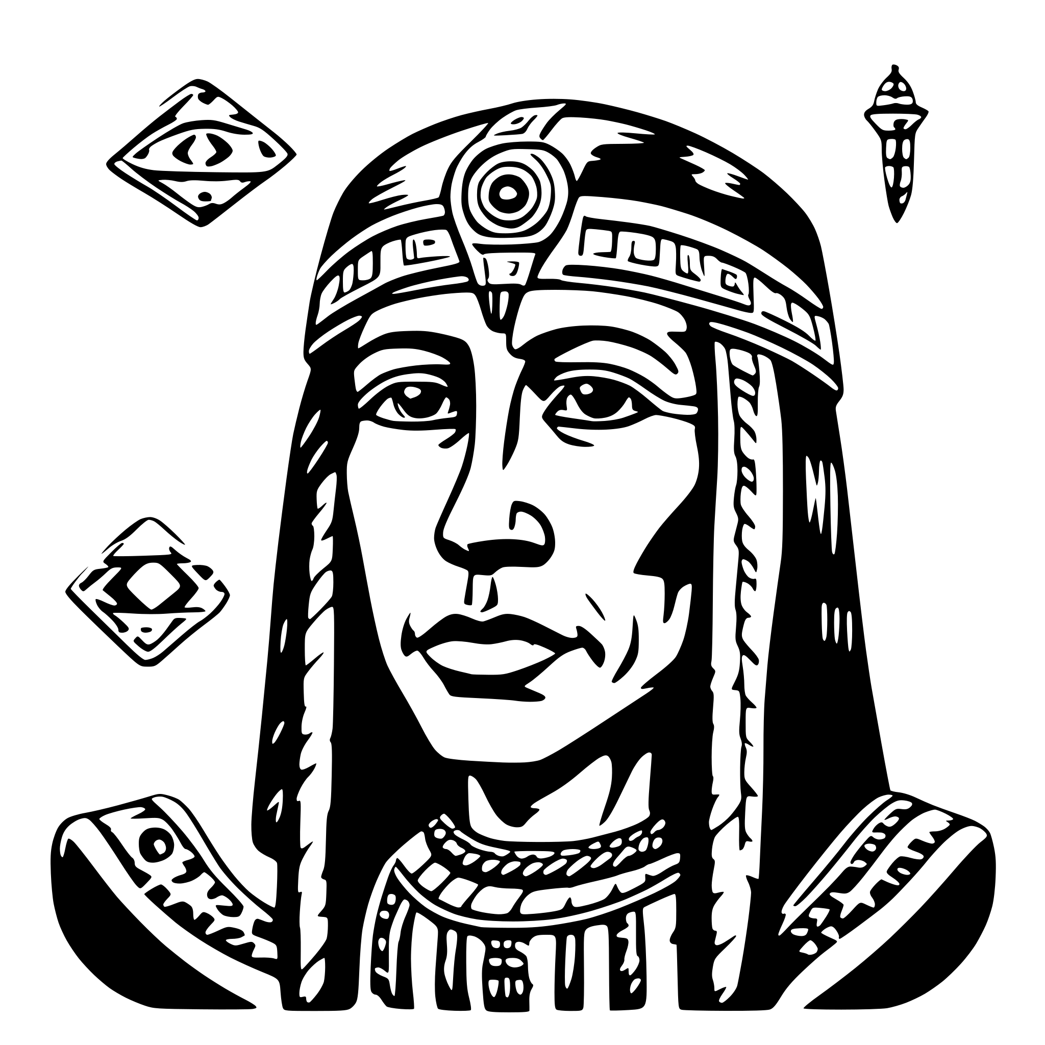 AI-generated SVG of 'Tlingit CMOS transitors'