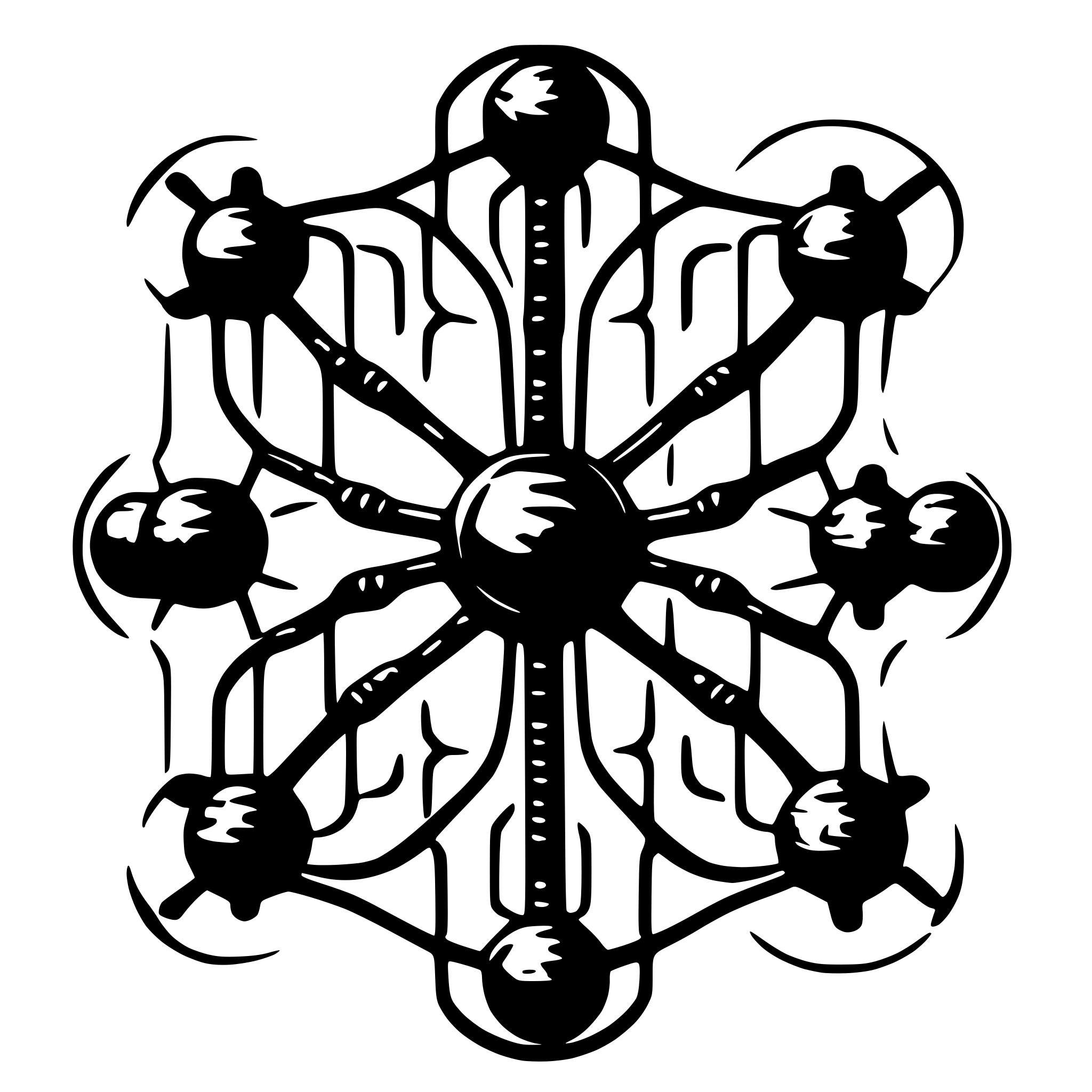 AI-generated SVG of 'neural network'