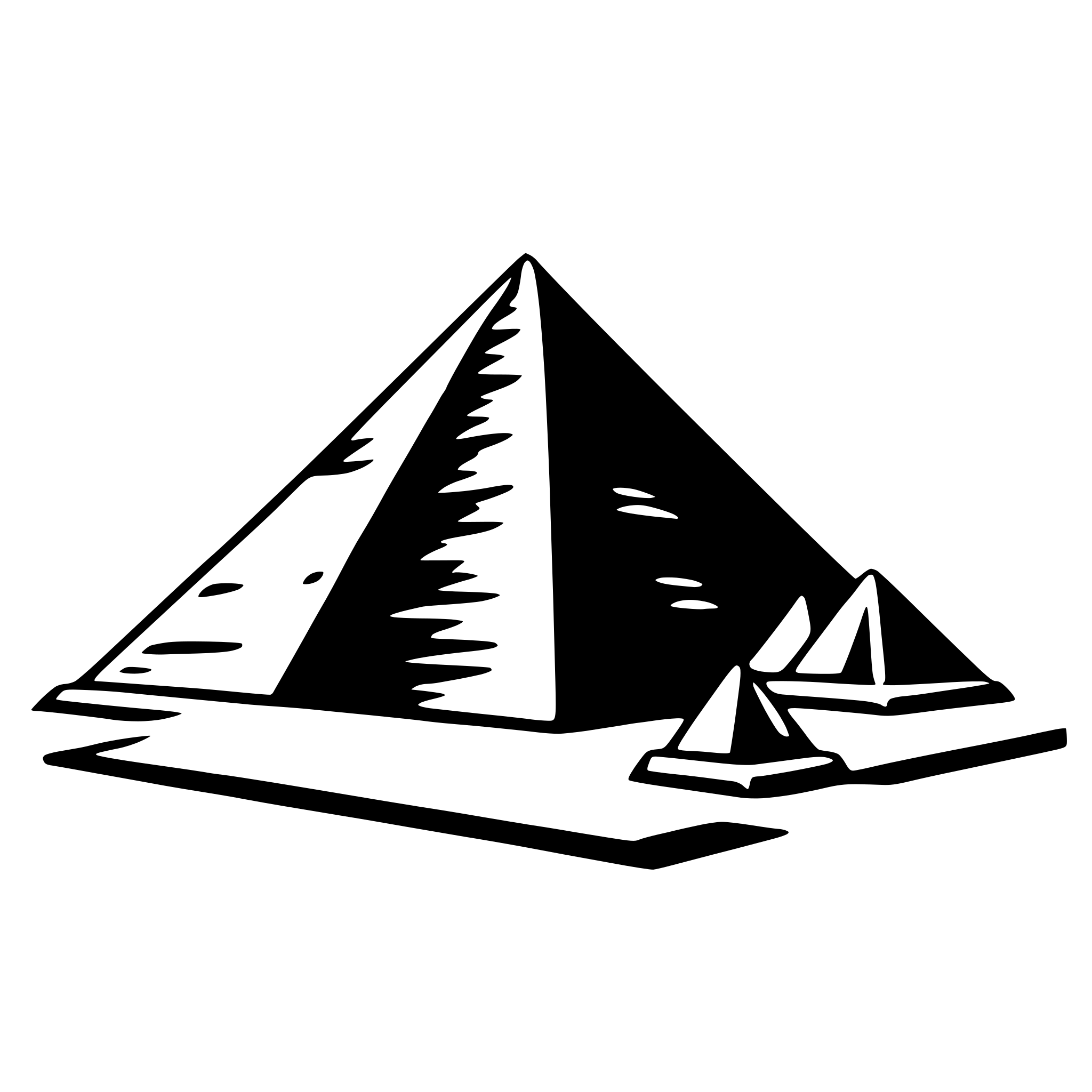 AI-generated SVG of 'pyramids of giza'