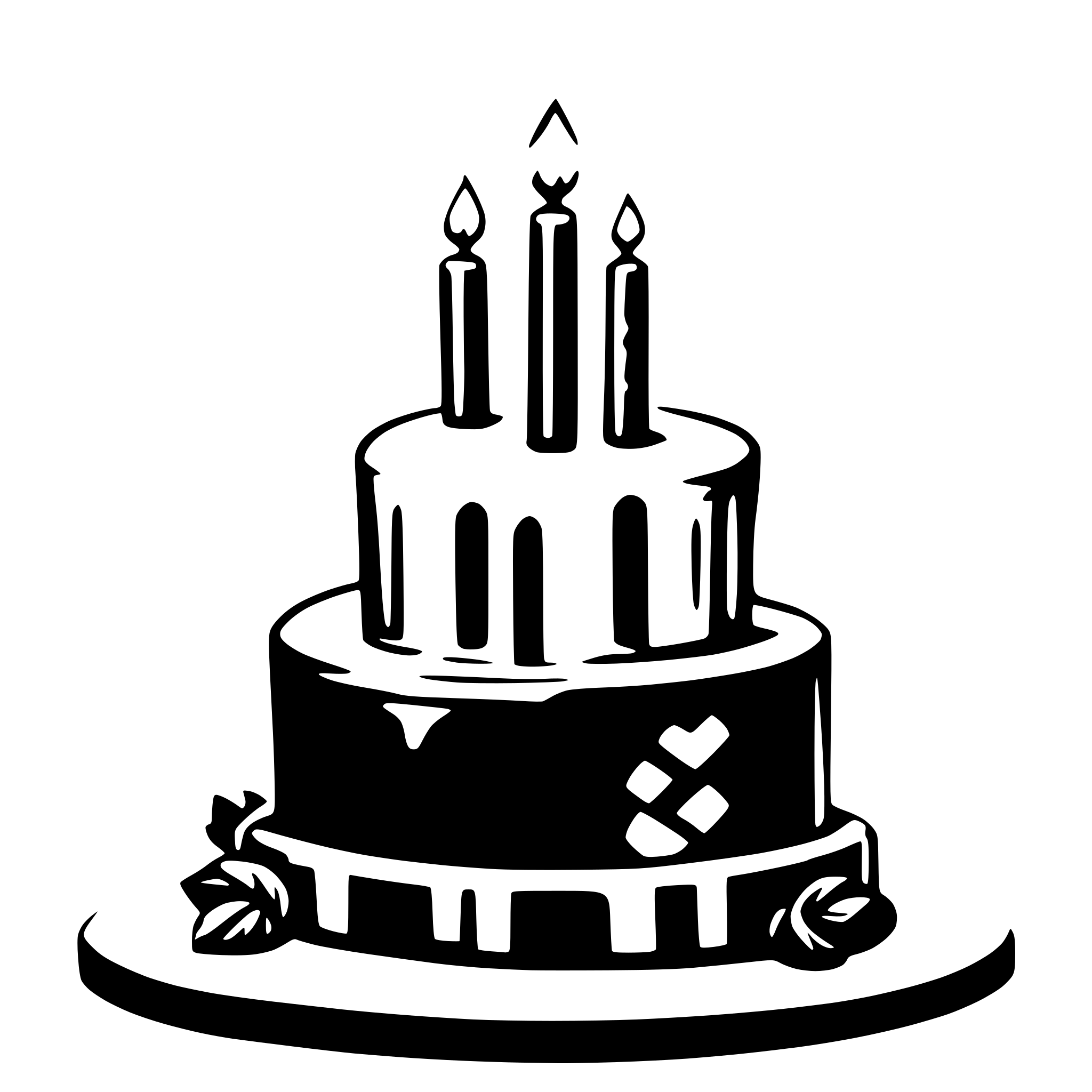 AI-generated SVG of a happy birthday