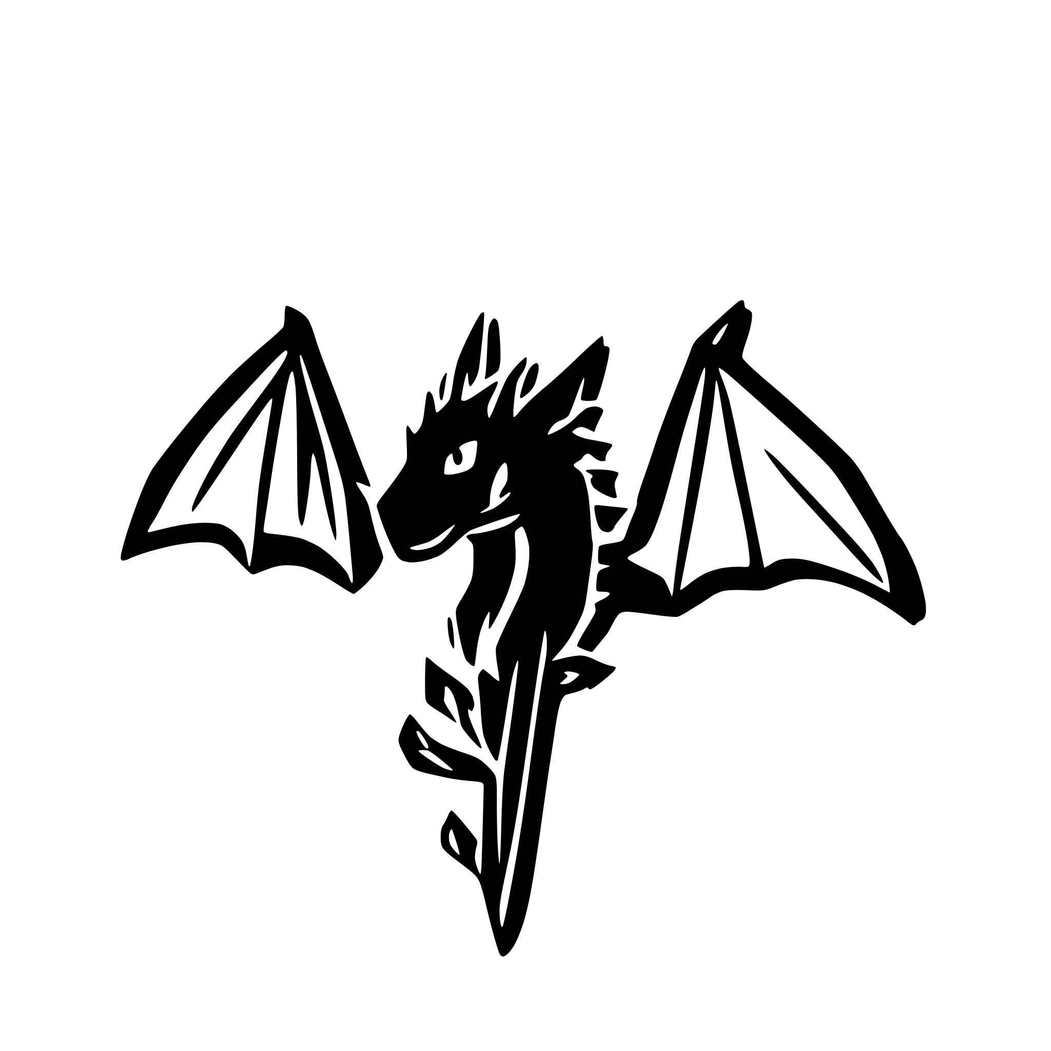 AI-generated SVG of a small shard of dragon