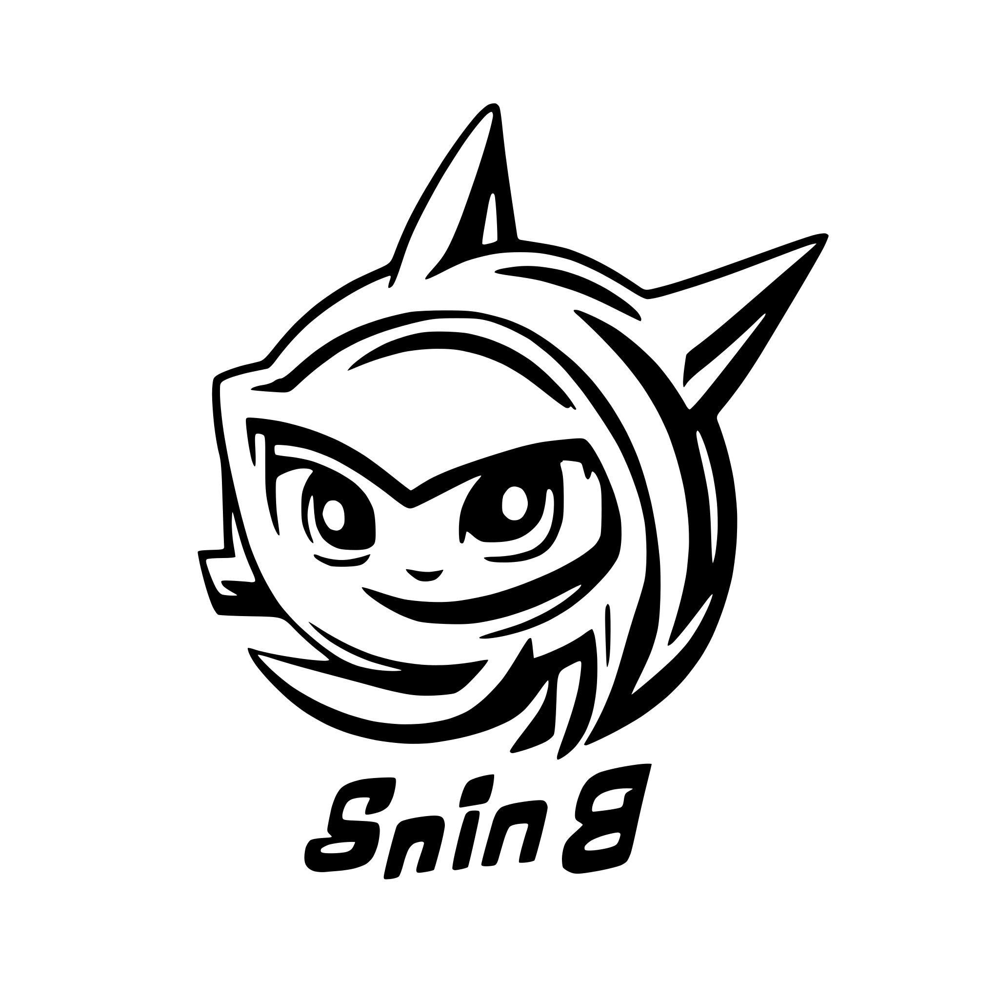 AI-generated SVG of a Sonic Party 4 logo TEXT FONT
