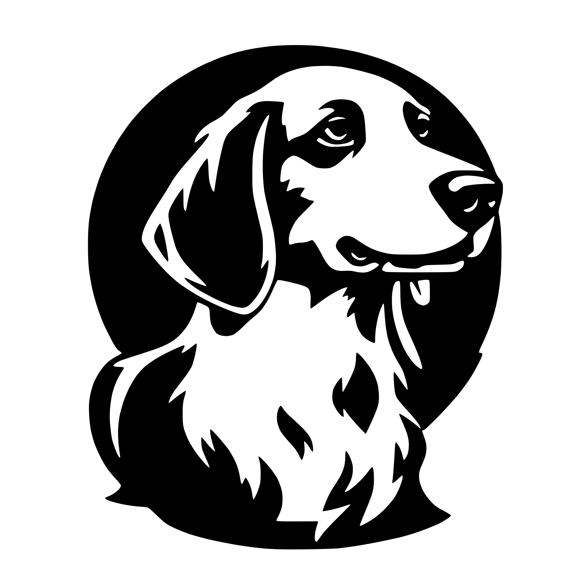 AI-generated SVG of a Dog logo