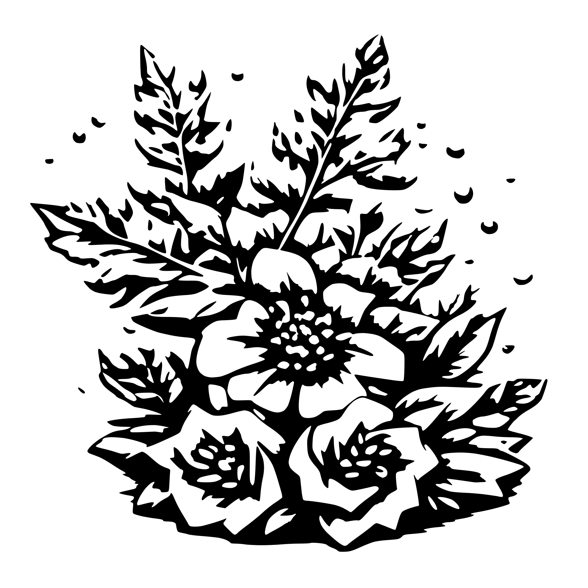 AI-generated SVG of a christmas