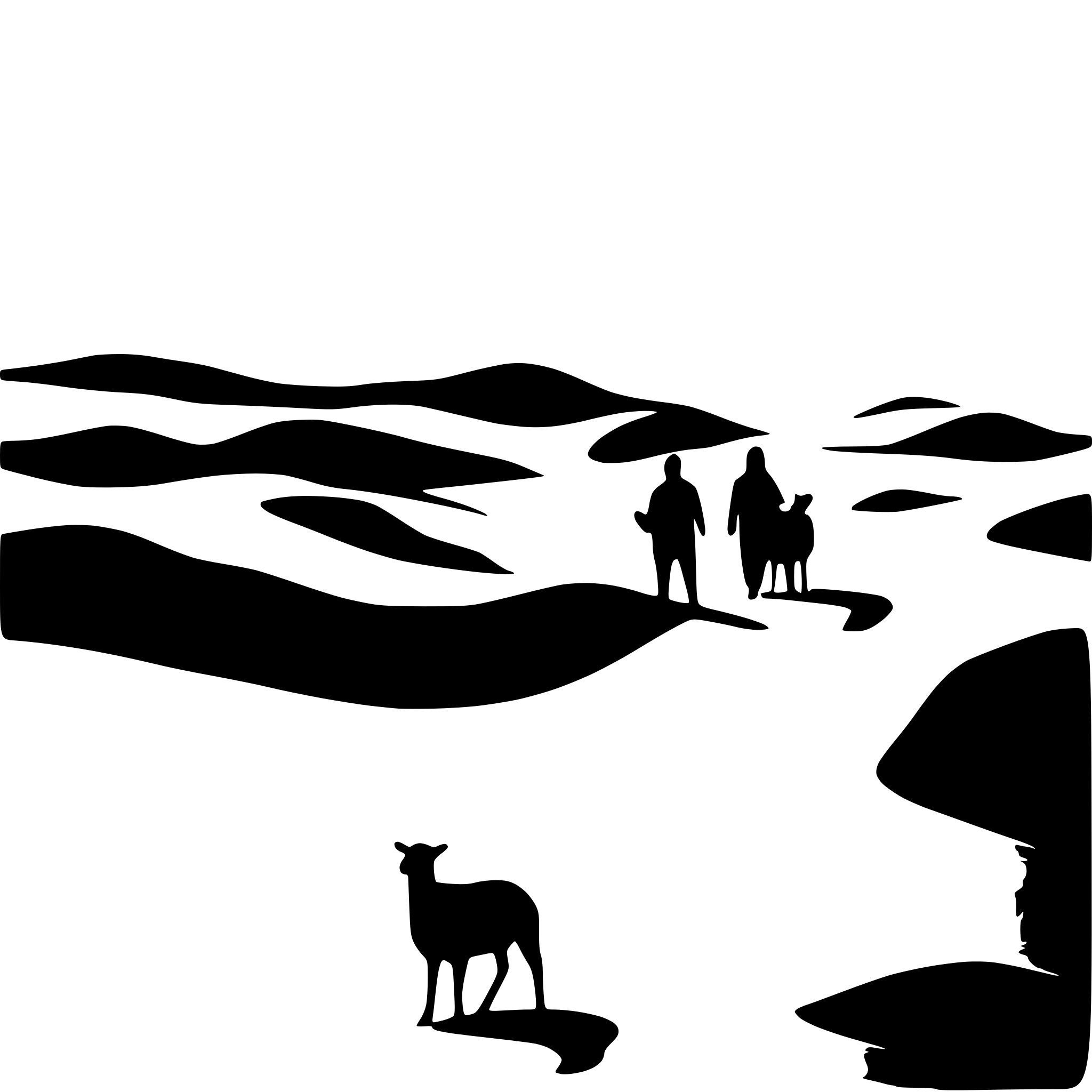 AI-generated SVG of a men and sheep in the middle of arabian dune