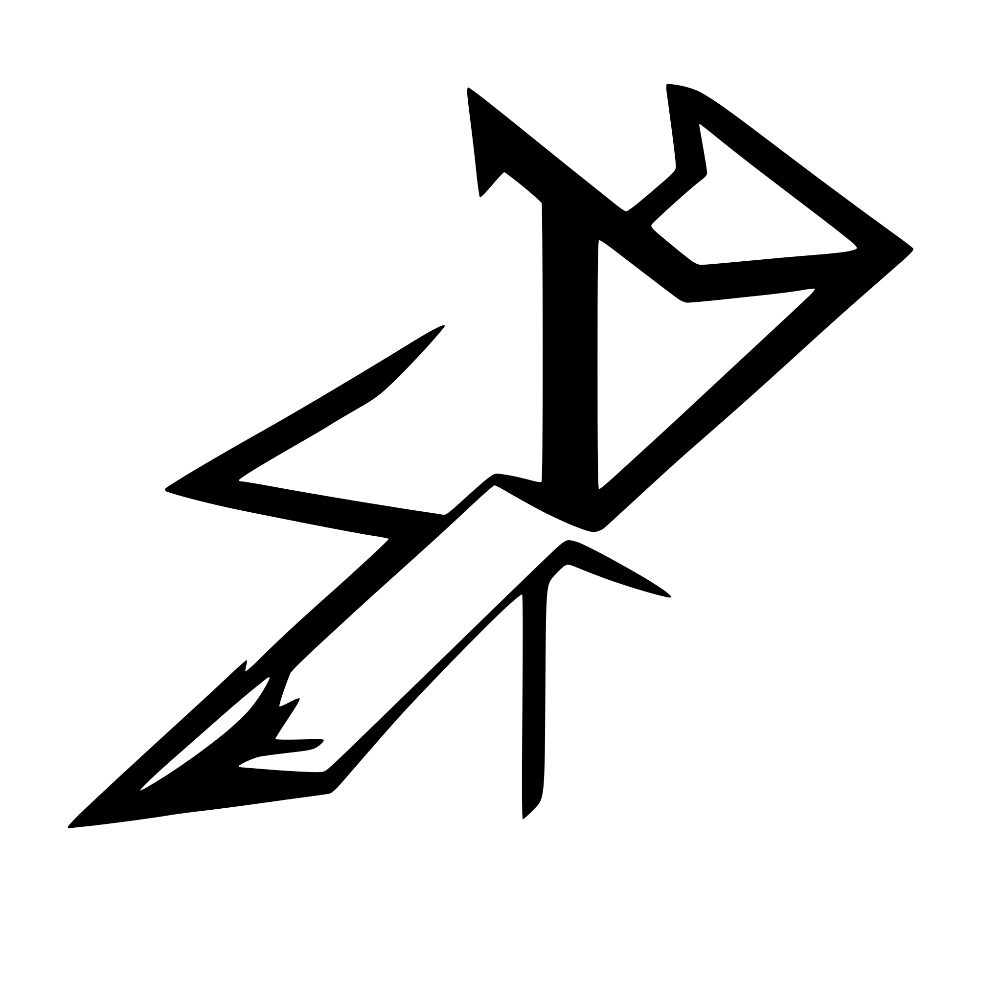 AI-generated SVG of 'squiggly arrow'