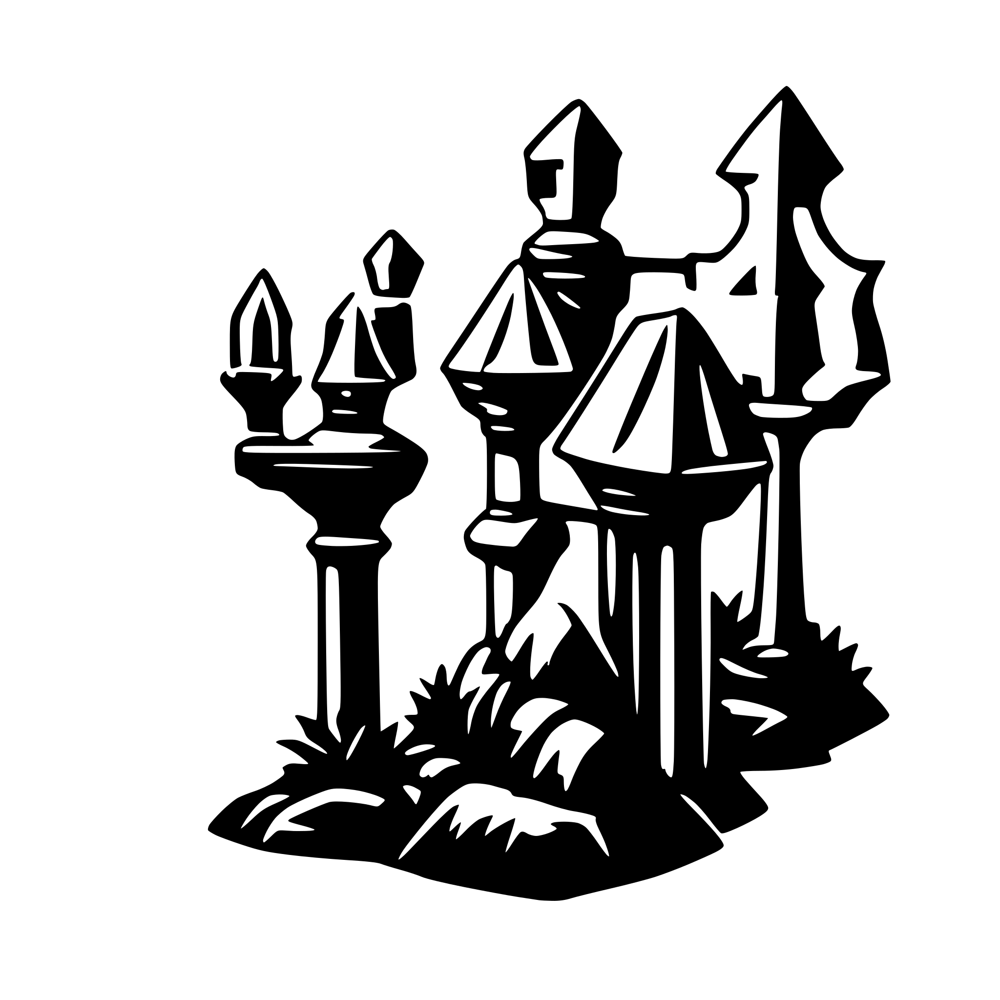 AI-generated SVG of 'Lore Nexus'