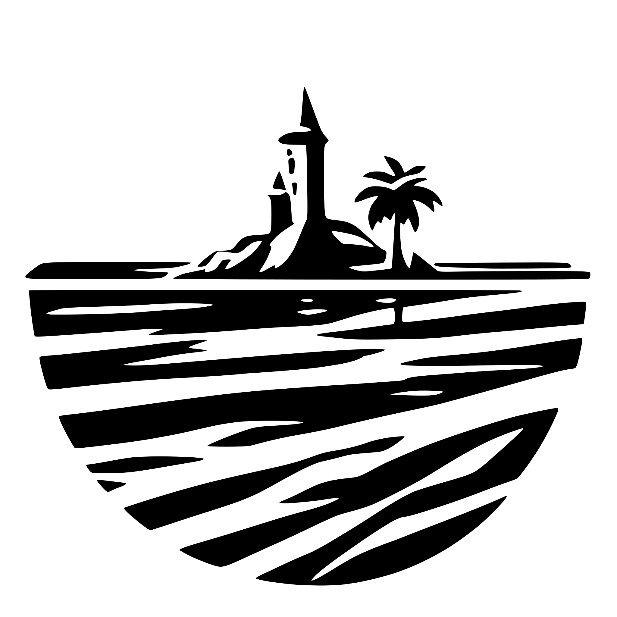 AI-generated SVG of 'beach logo with sharp lines and company'
