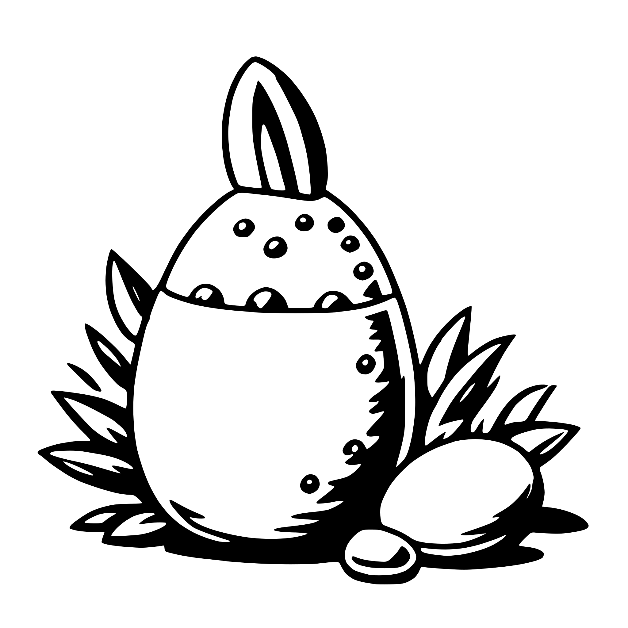 AI-generated SVG of a easter sunday