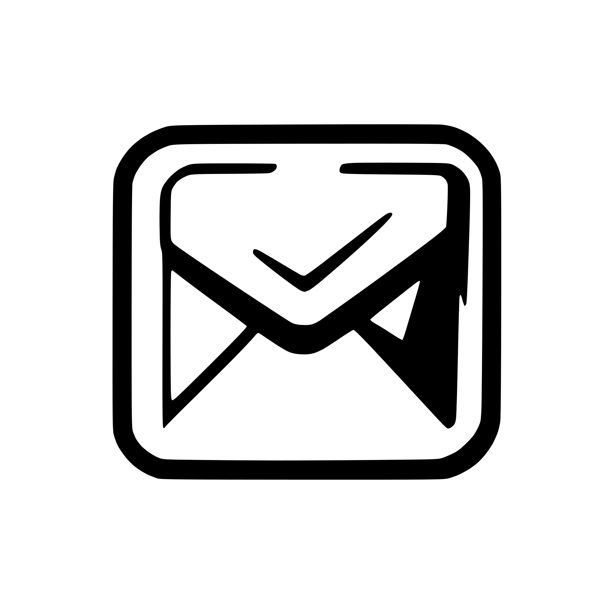 AI-generated SVG of a email icon for button in app