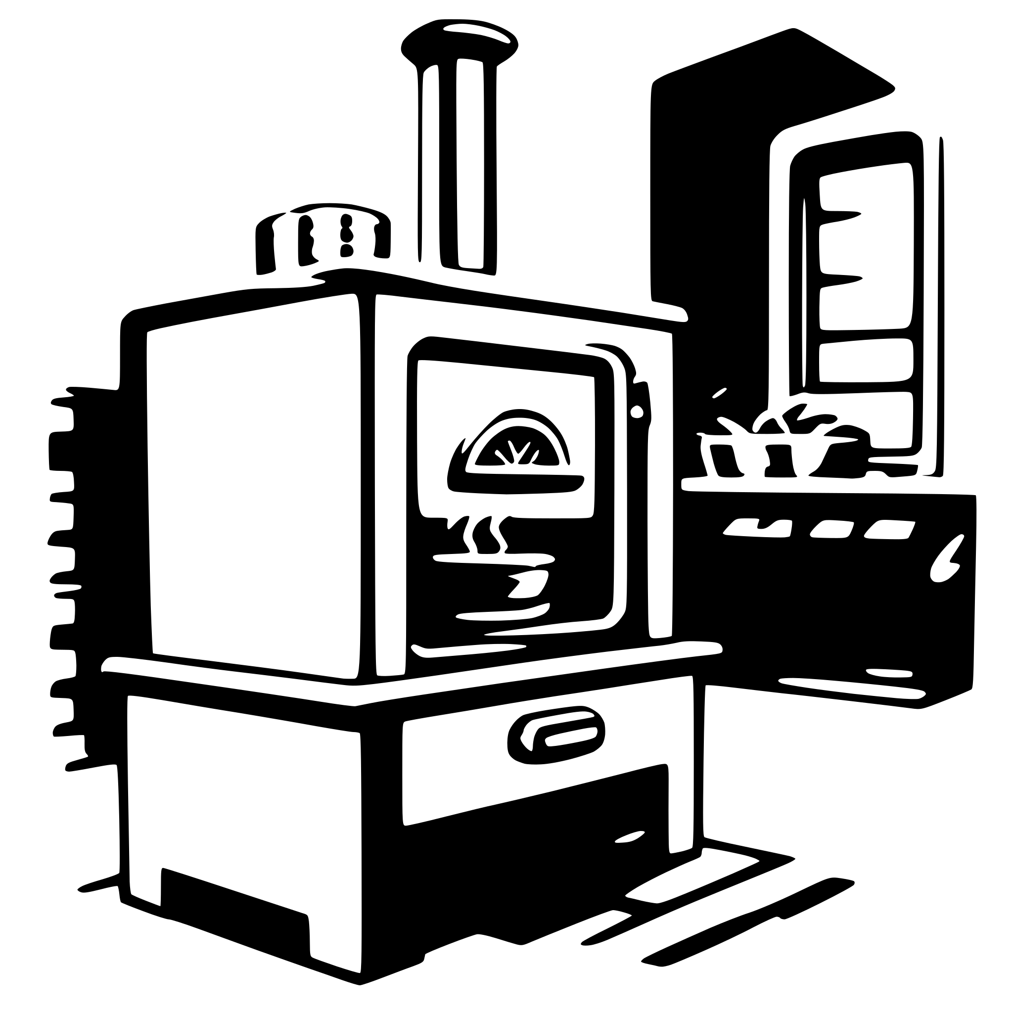 AI-generated SVG of a oven