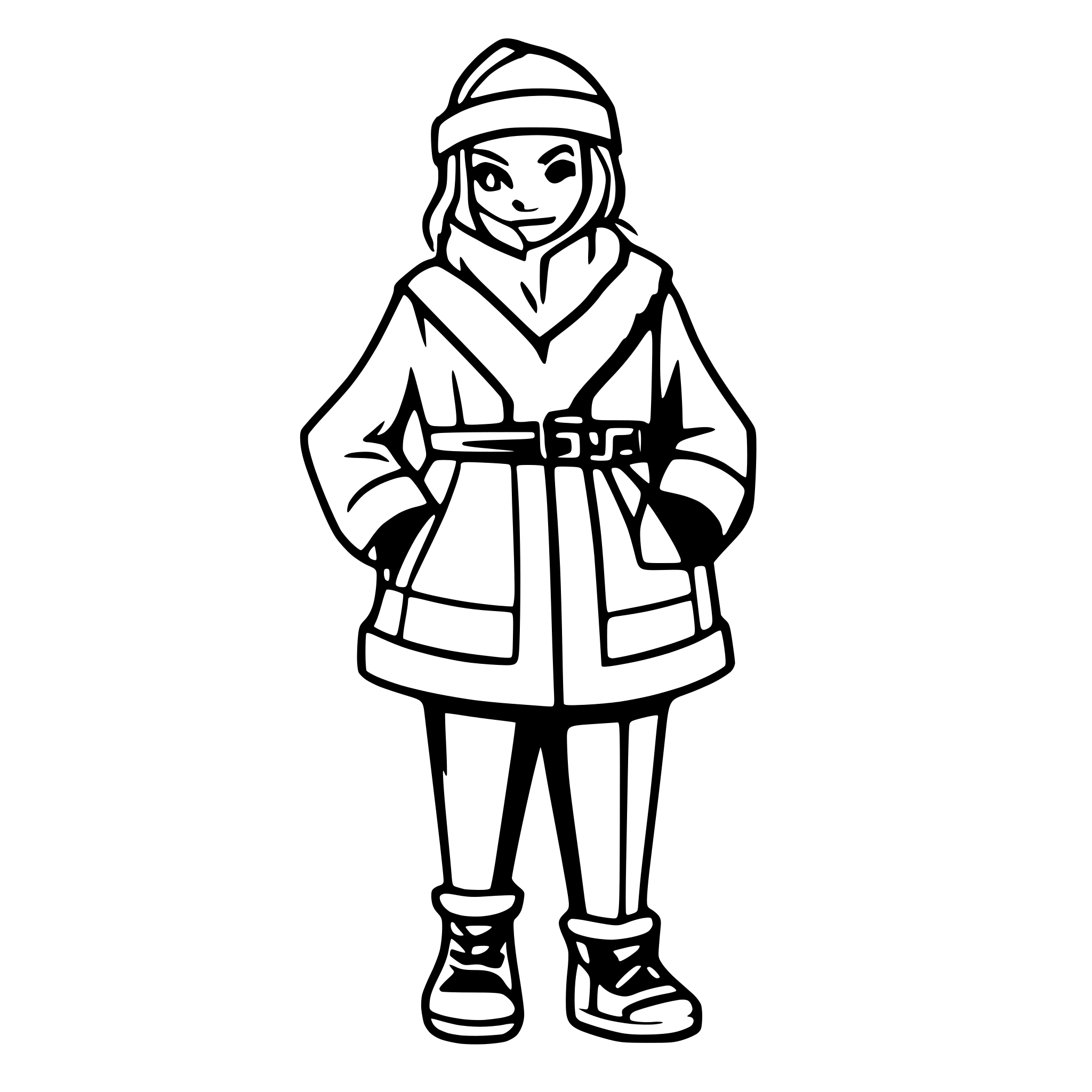 AI-generated SVG of 'santa claus full body'