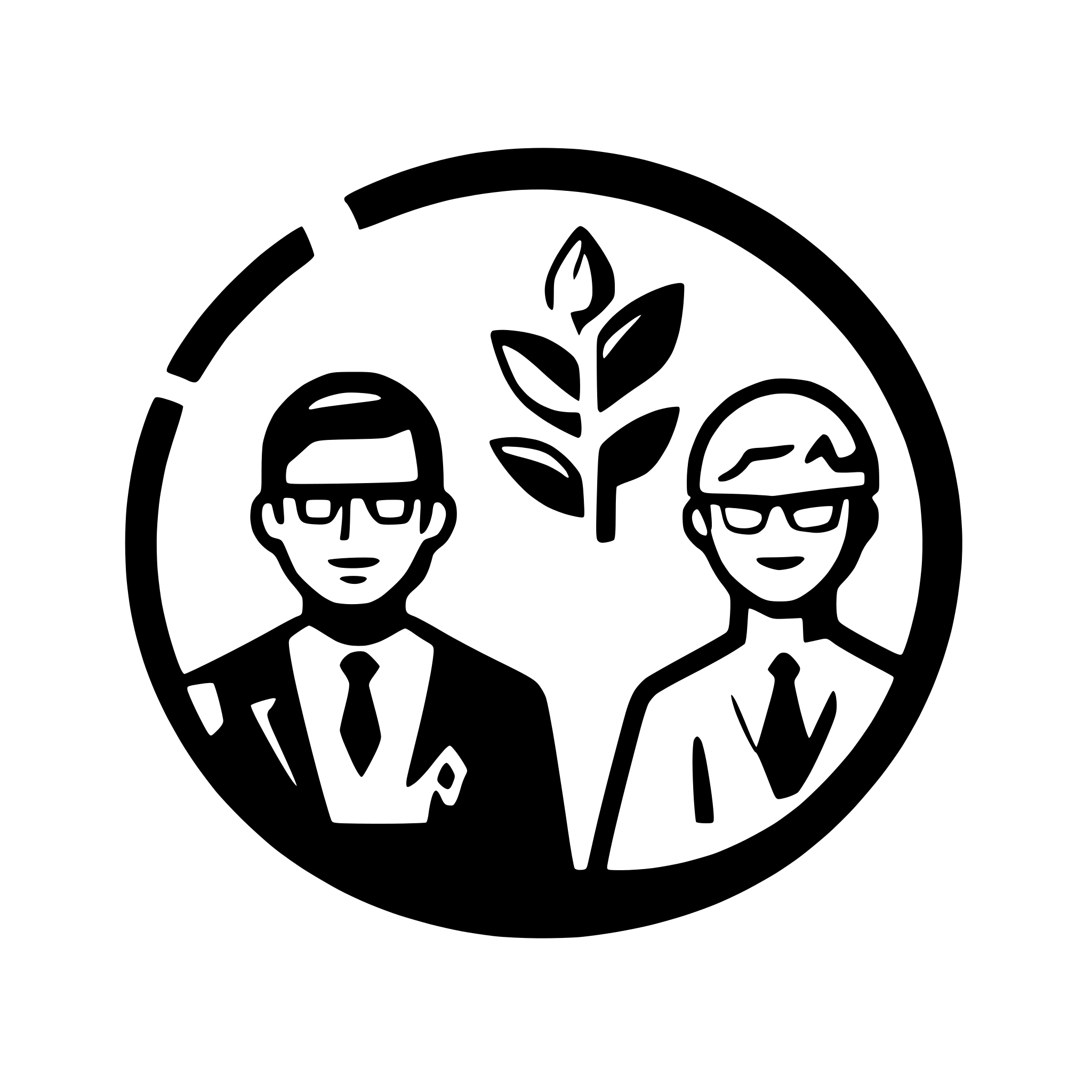 AI-generated SVG of a business two man consulting other icon