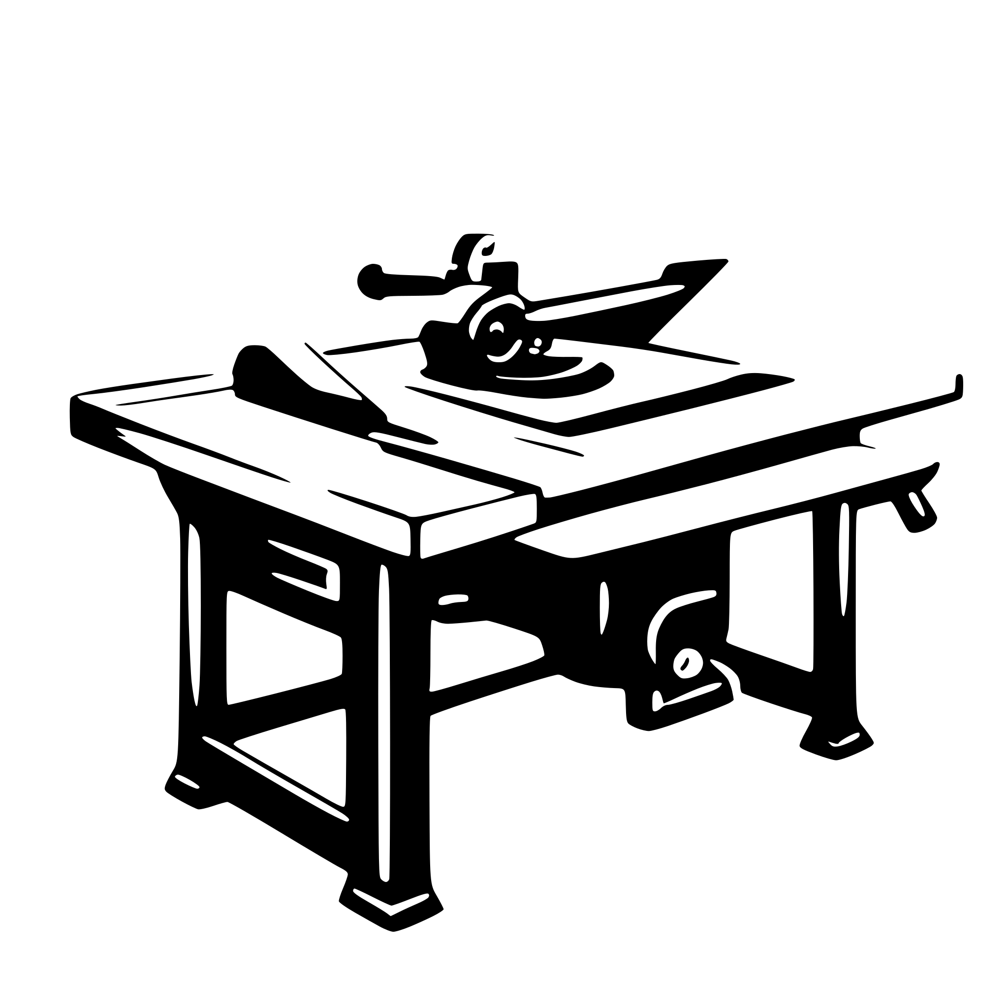 AI-generated SVG of a table saw