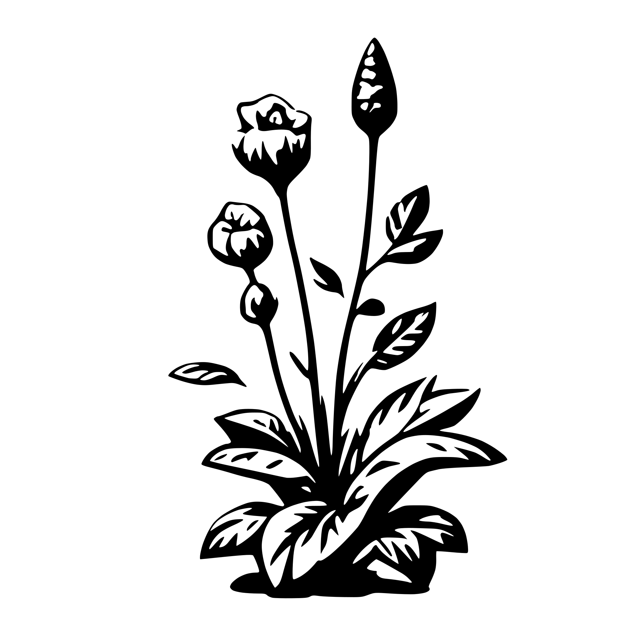 AI-generated SVG of 'Botanical'