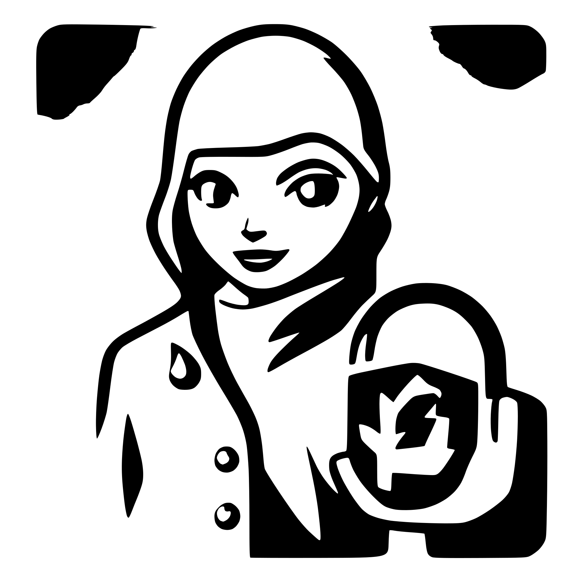 AI-generated SVG of a a monochromatic icon for a thief