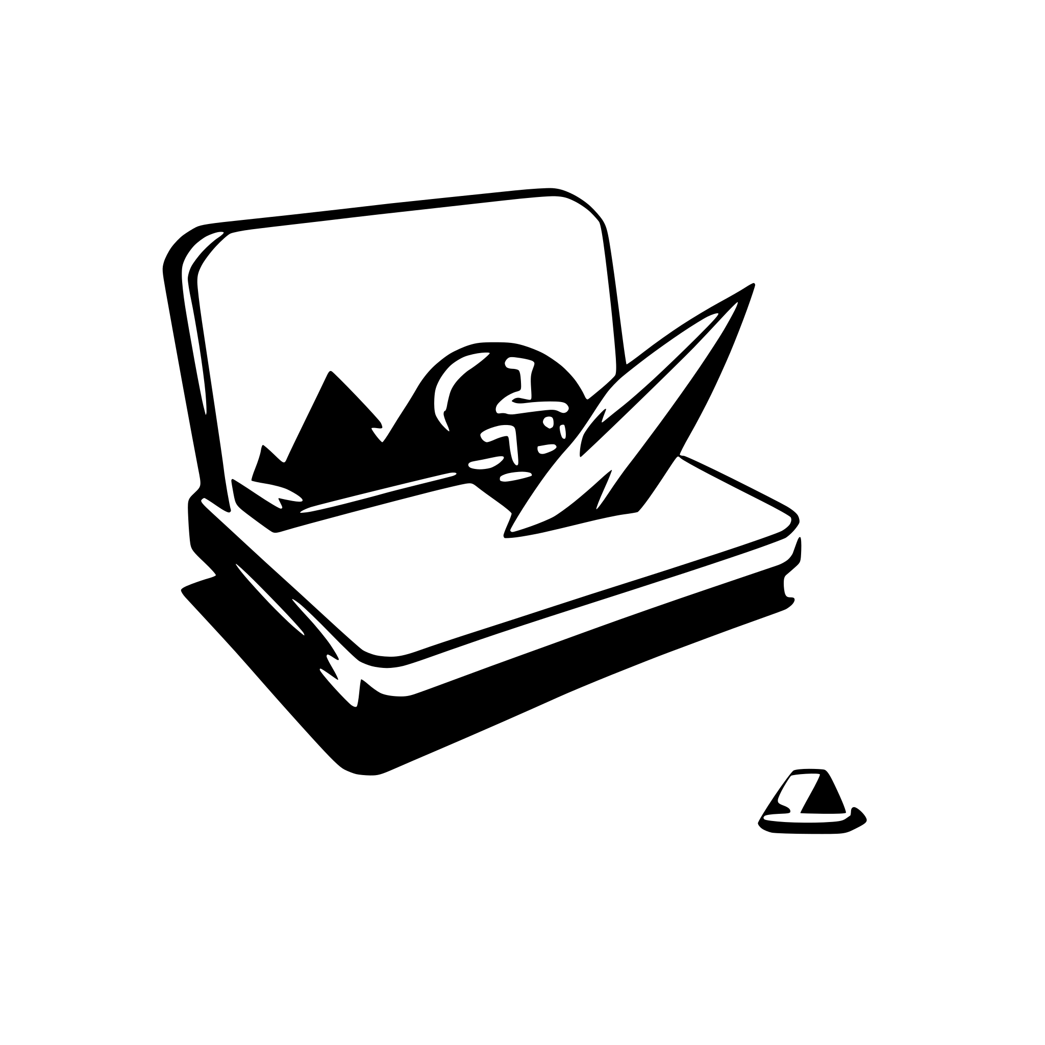 AI-generated SVG of a sending a message