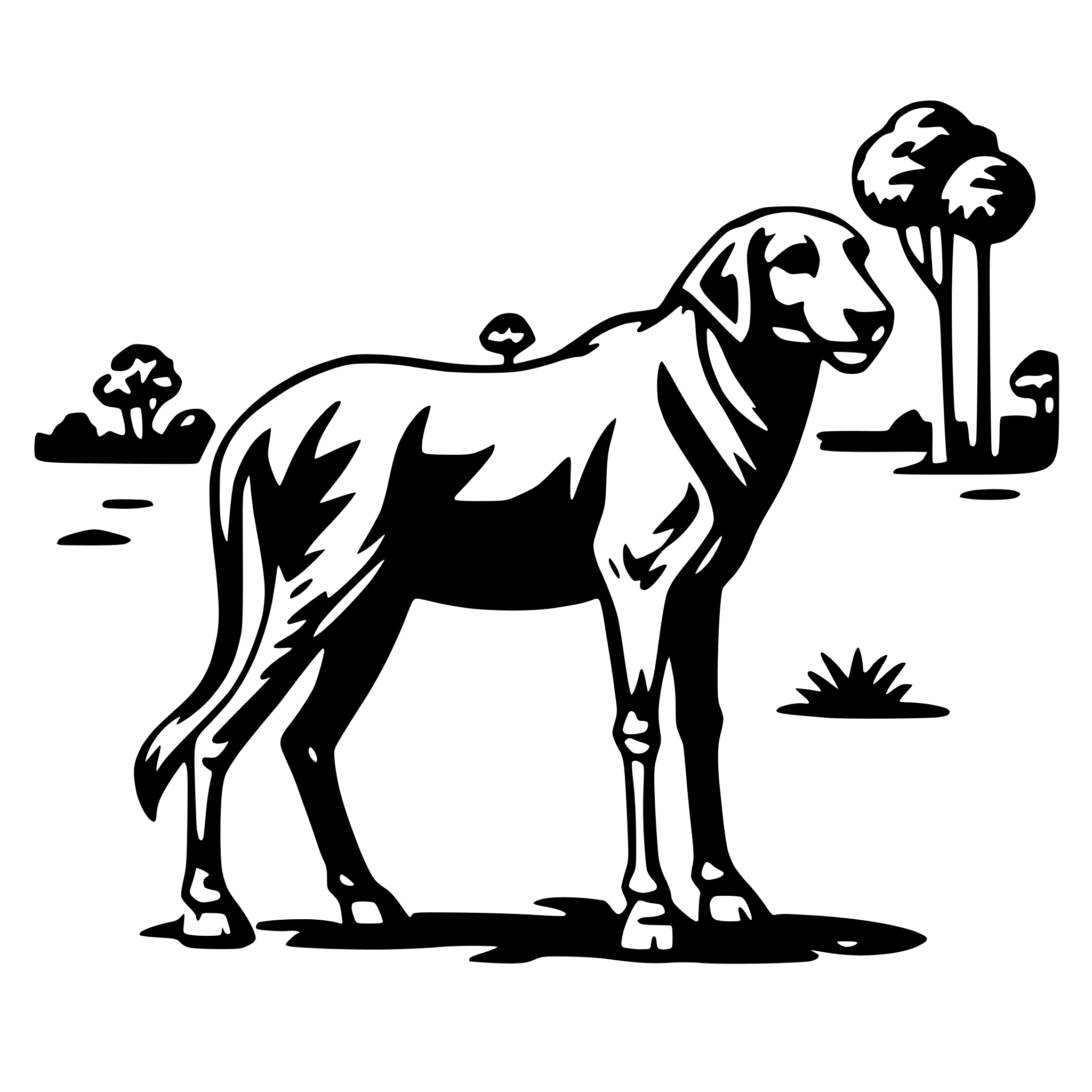 AI-generated SVG of 'wildlife safari'