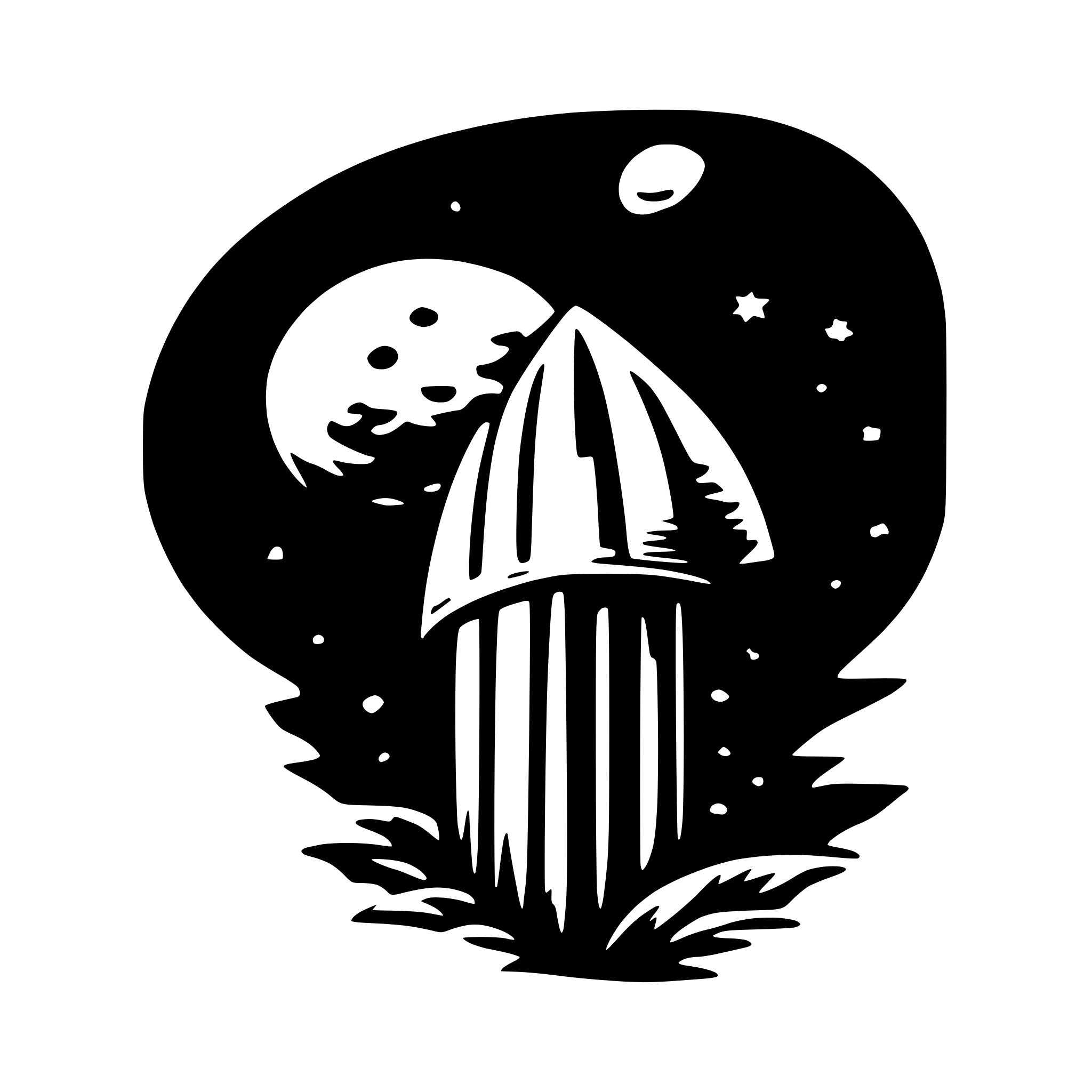 AI-generated SVG of 'comet flat'