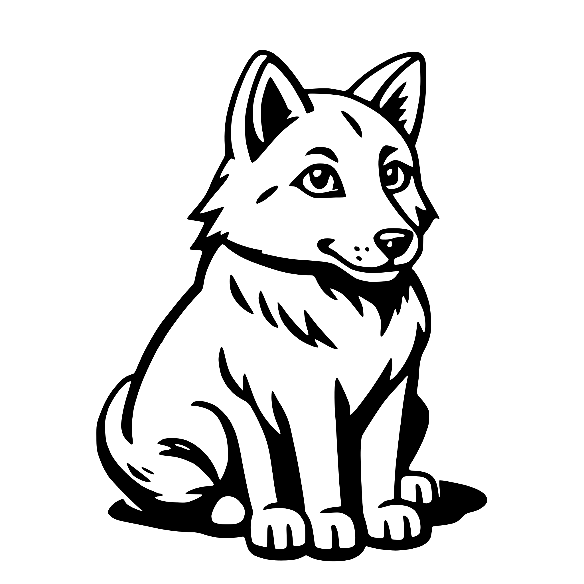 AI-generated SVG of 'inari'