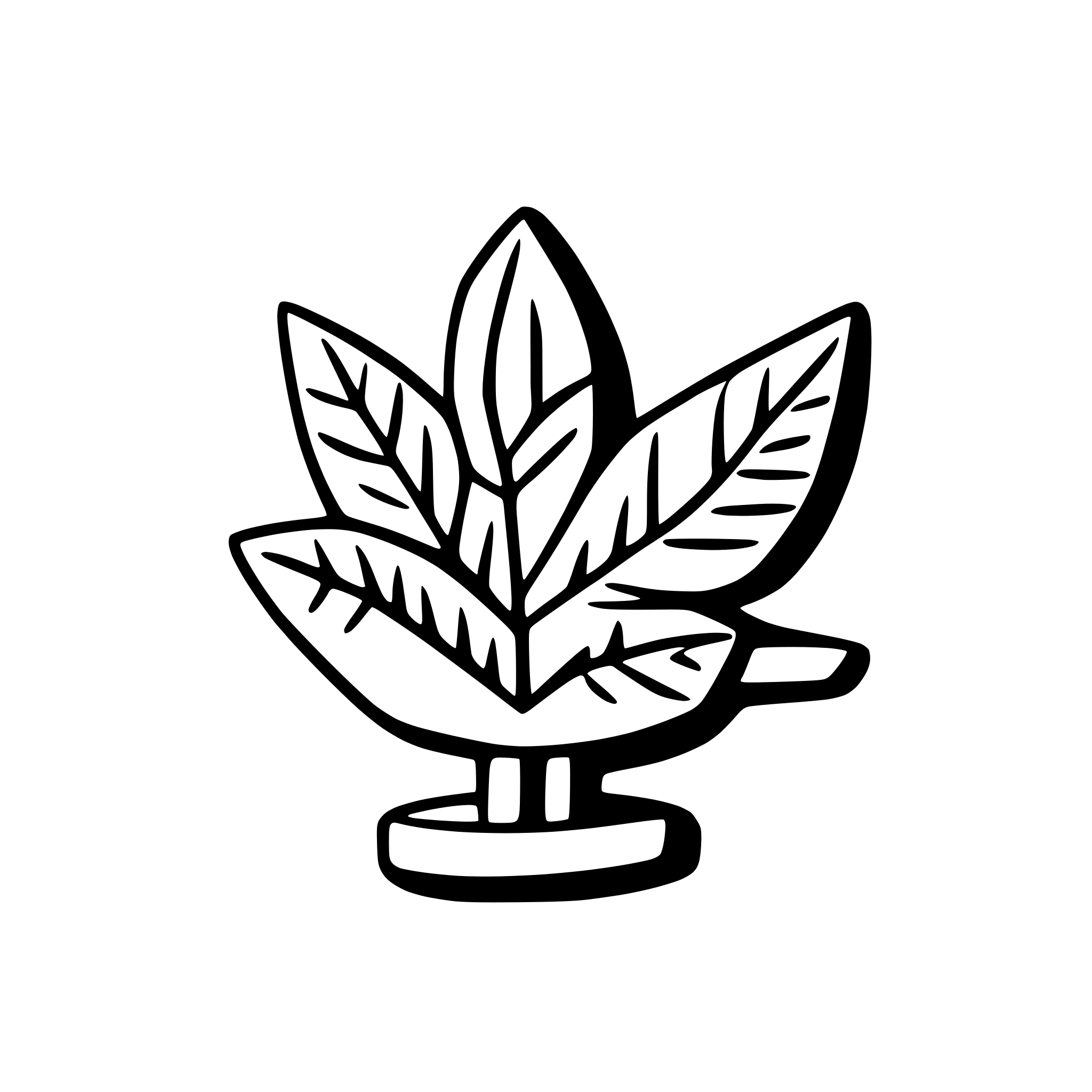 AI-generated SVG of a Cannabis Anchor medical