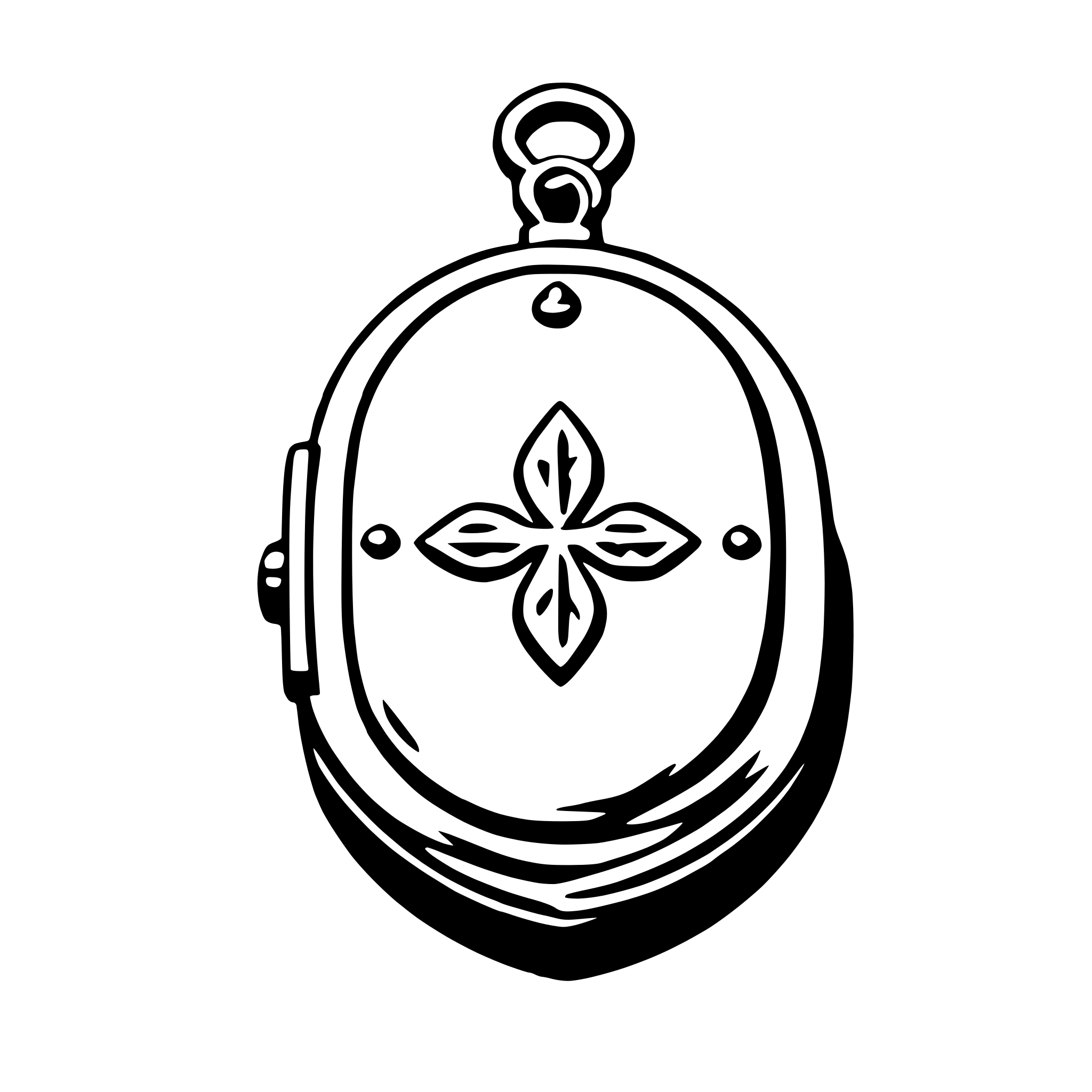 AI-generated SVG of 'locket'