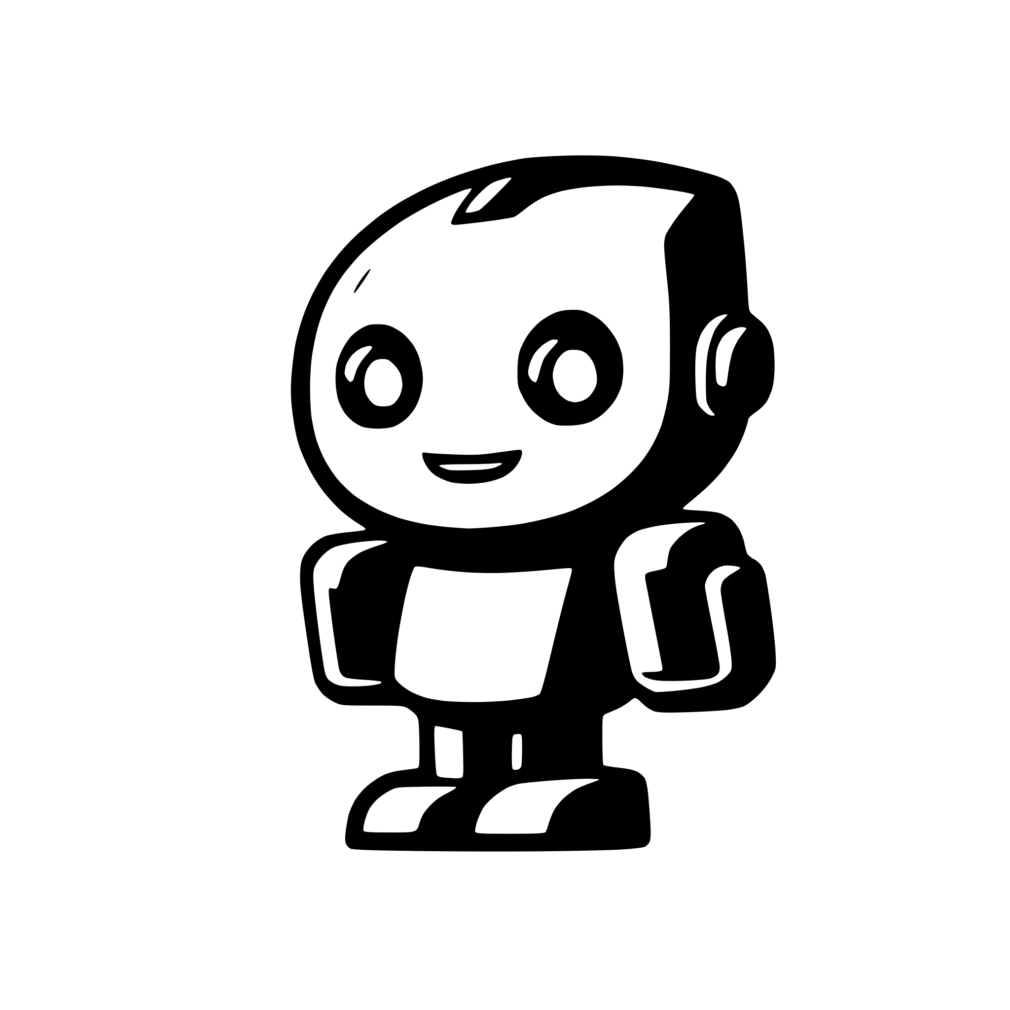 AI-generated SVG of 'robot chat'