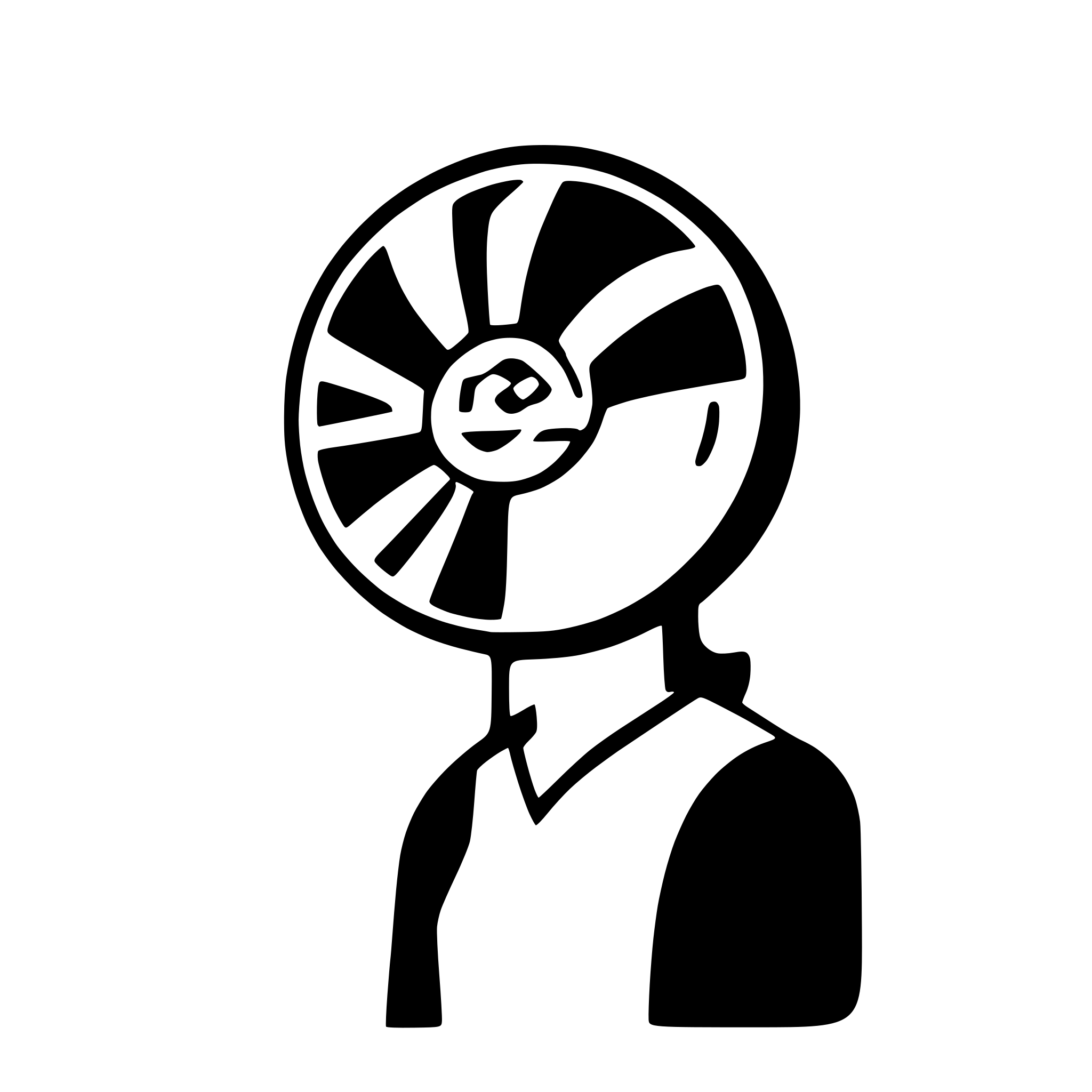AI-generated SVG of a A fan blowing air