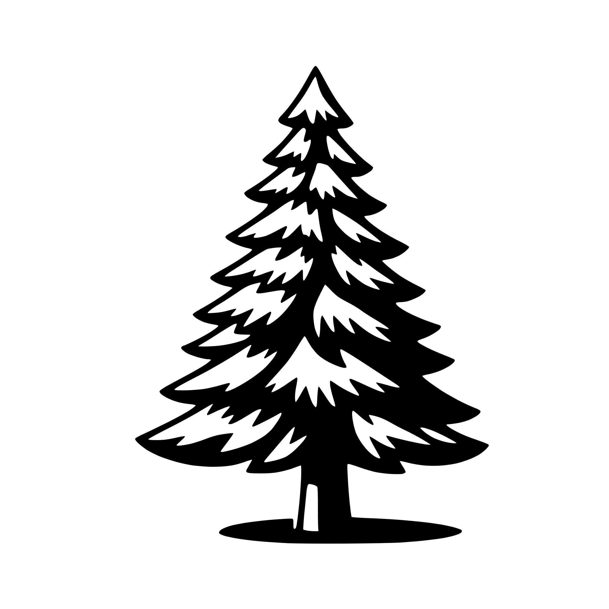 AI-generated SVG of 'christmas tree'