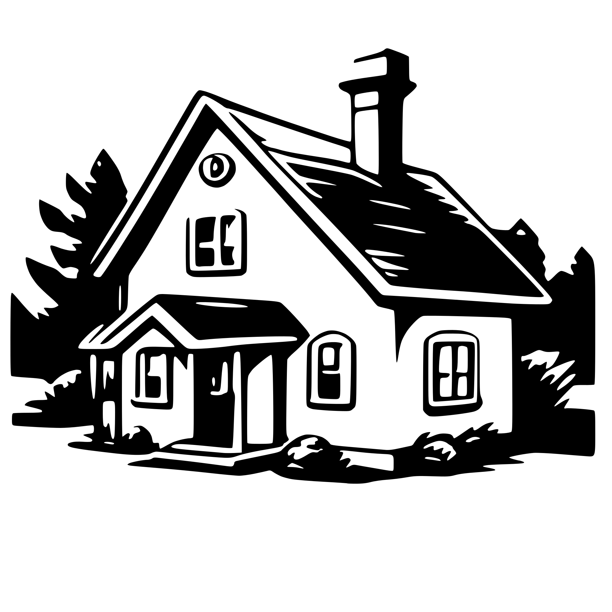 AI-generated SVG of a Home