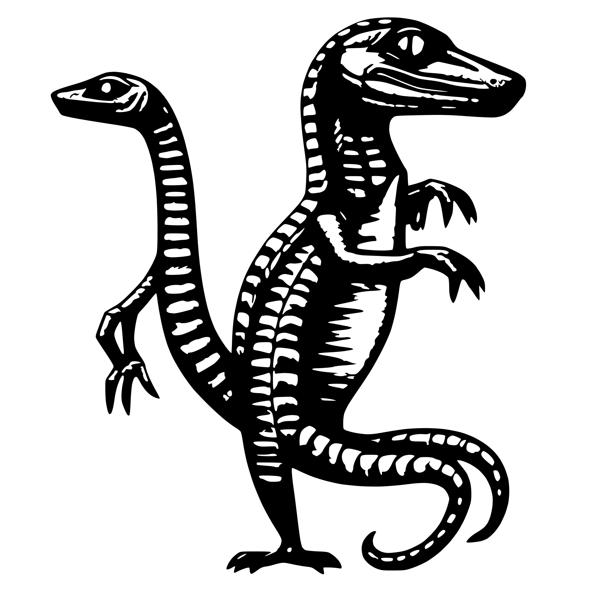 AI-generated SVG of a 1️⃣ A black ink drawing of an animal with four legs and two eyes, resembling the shape of a lizard or snake, with long arms reaching out to touch each other on both sides of its body. The creature has three fingers per hand, with the middle finger being larger than the others. It also features sharp claws on top of its head, in the style of Jean Jullien. --ar 21:26 AI-generated SVG of a 1️⃣ A black ink drawing of an animal with four legs and two eyes, resembling the shape of a lizard or snake, with long arms reaching out to touch each other on both sides of its body. The creature has three fingers per hand, with the middle finger being larger than the others. It also features sharp claws on top of its head, in the style of Jean Jullien. --ar 21:26