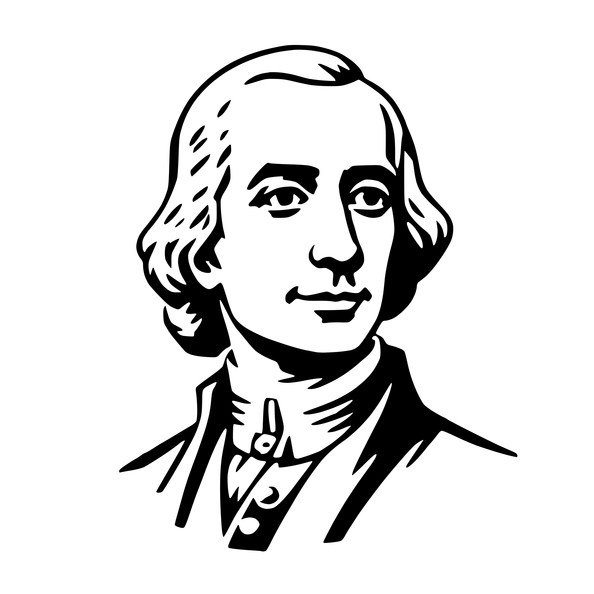 AI-generated SVG of a adam smith