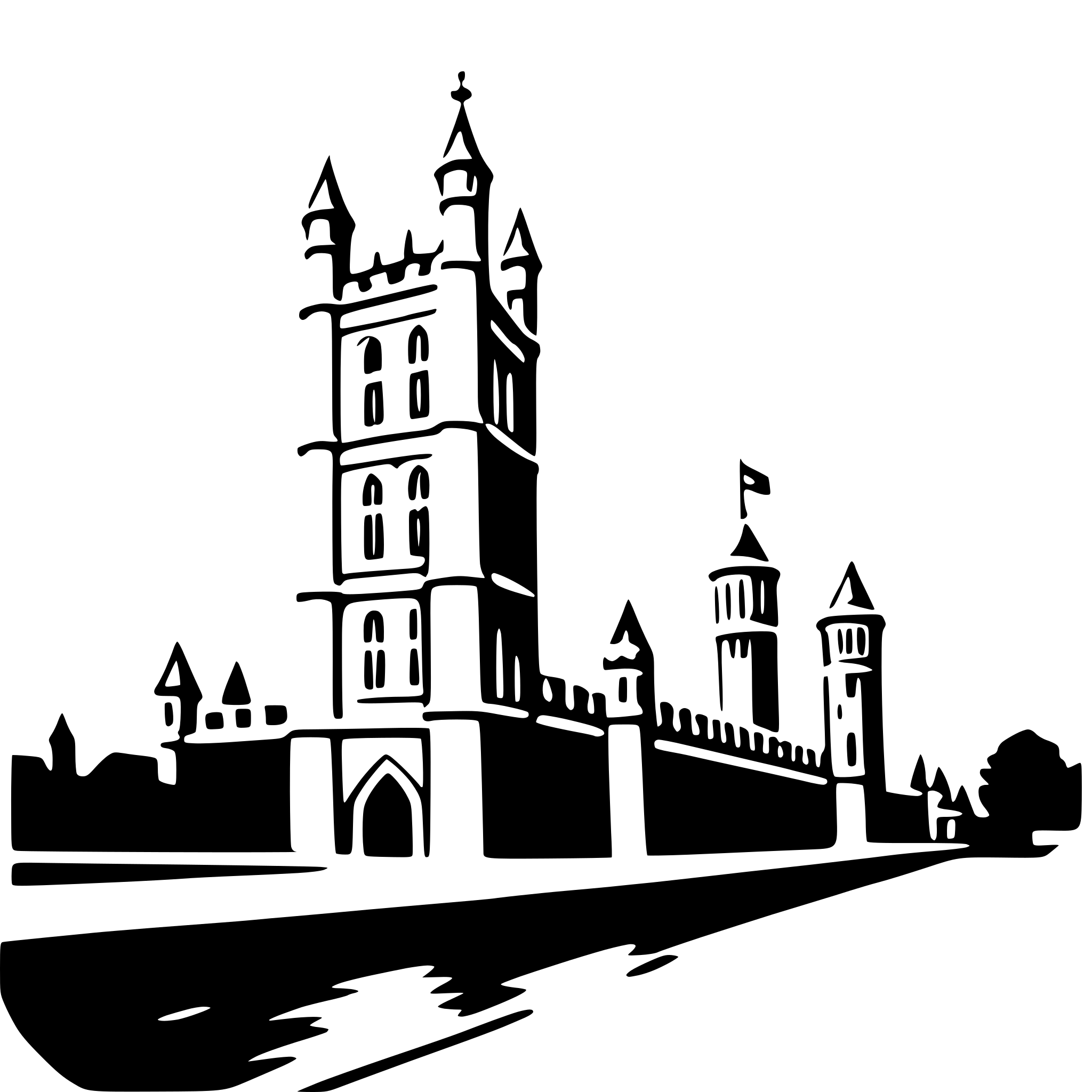 AI-generated SVG of 'palace of westminster'