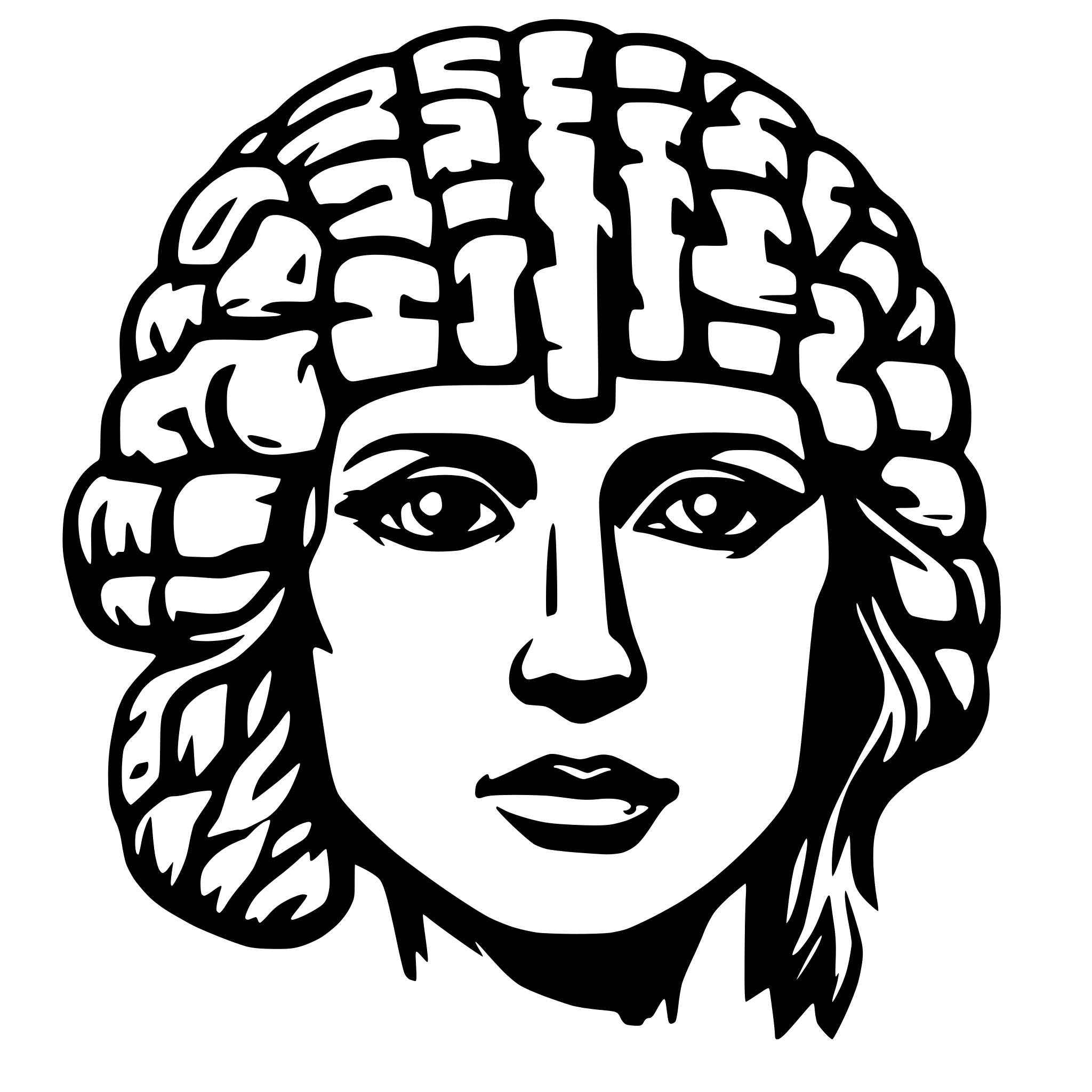 AI-generated SVG of 'brain nodes'