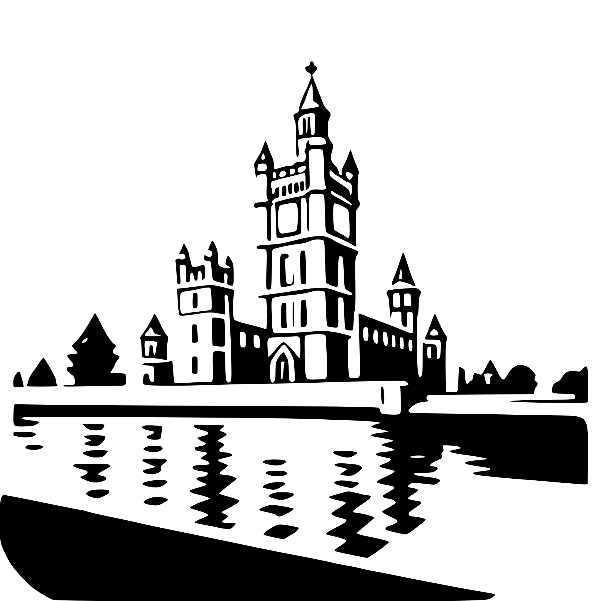 AI-generated SVG of 'palace of westminster'