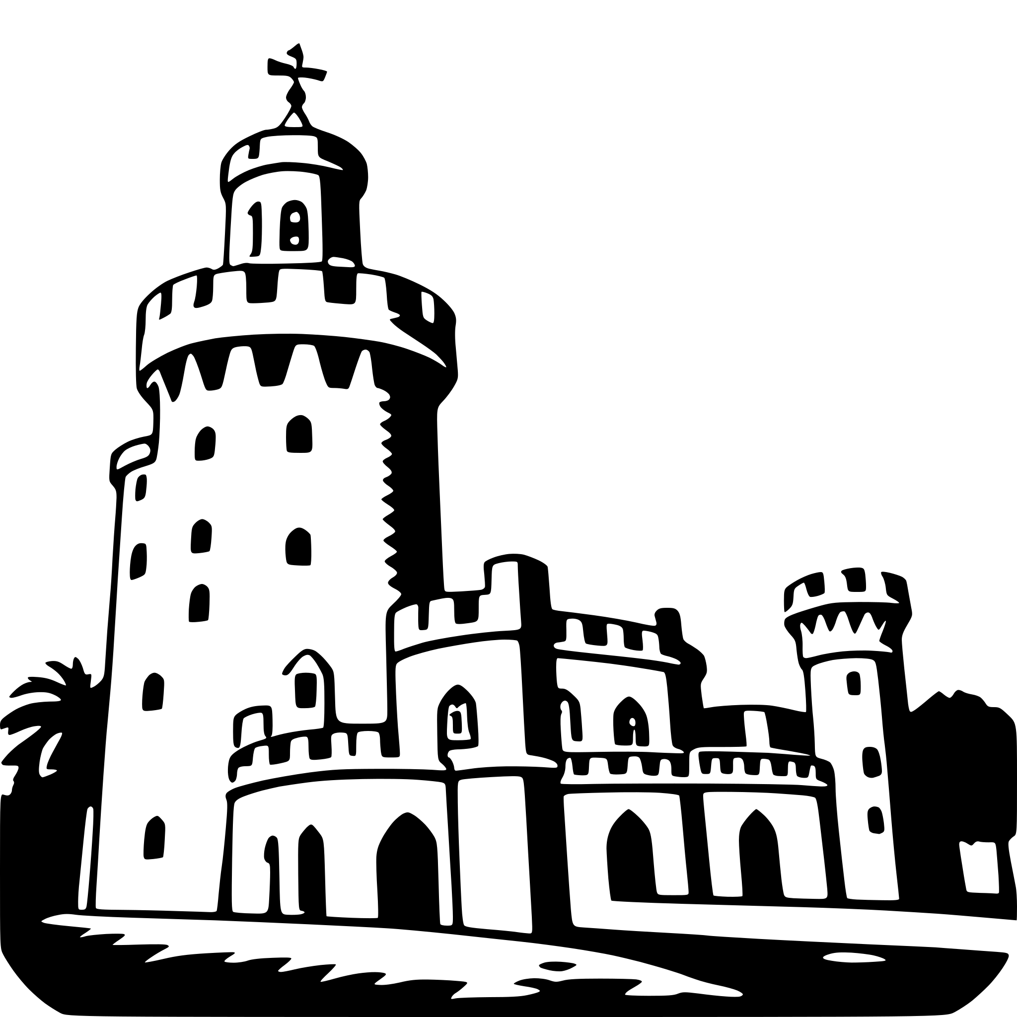 AI-generated SVG of 'pena palace'