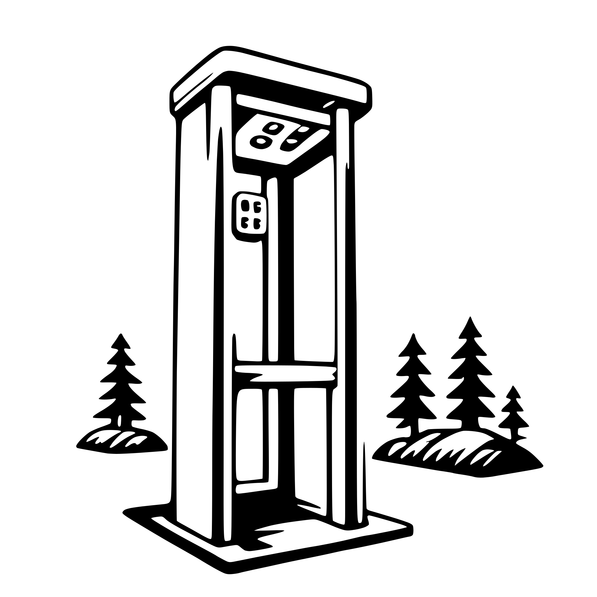AI-generated SVG of a lift