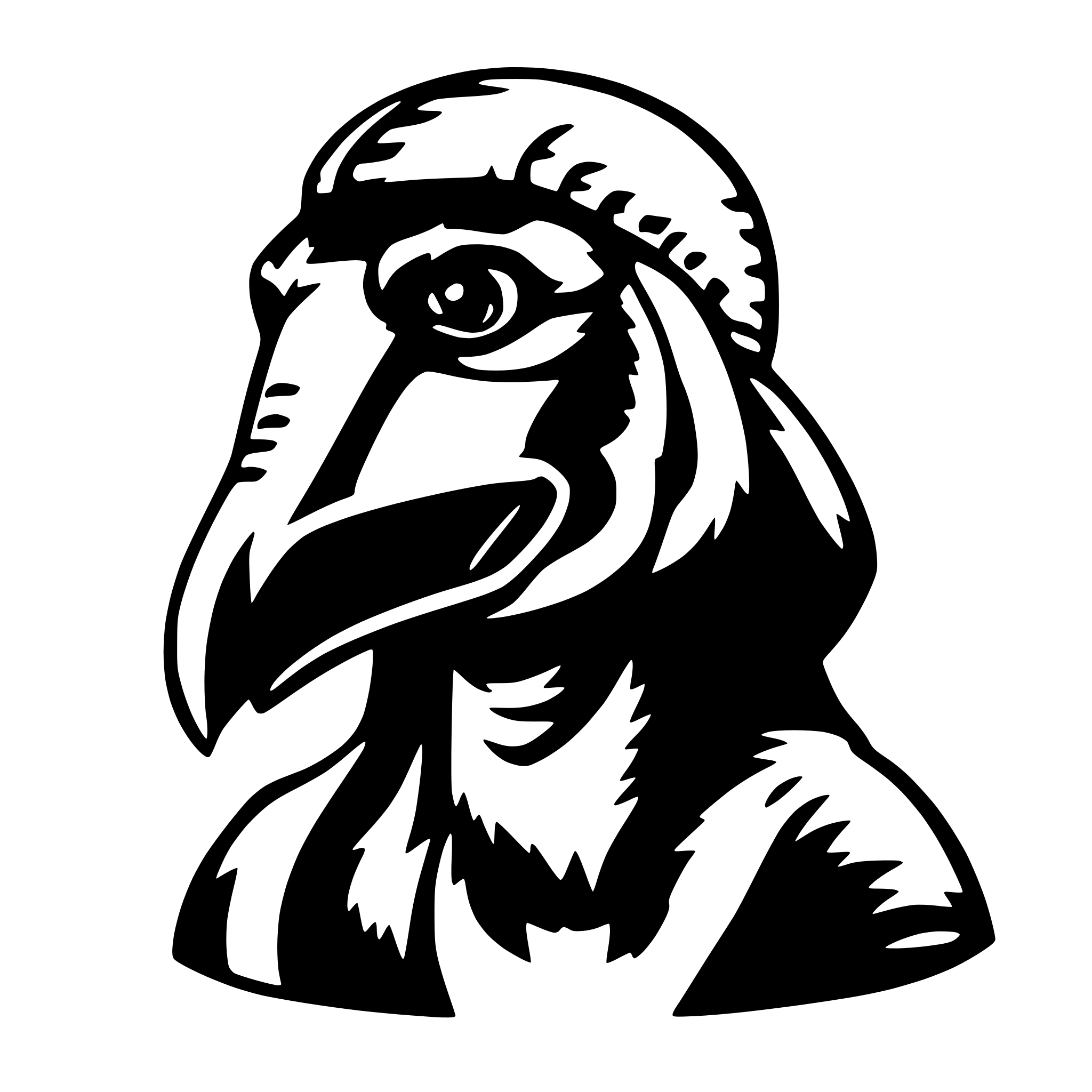 AI-generated SVG of 'miami hurricanes mascot sebastian'