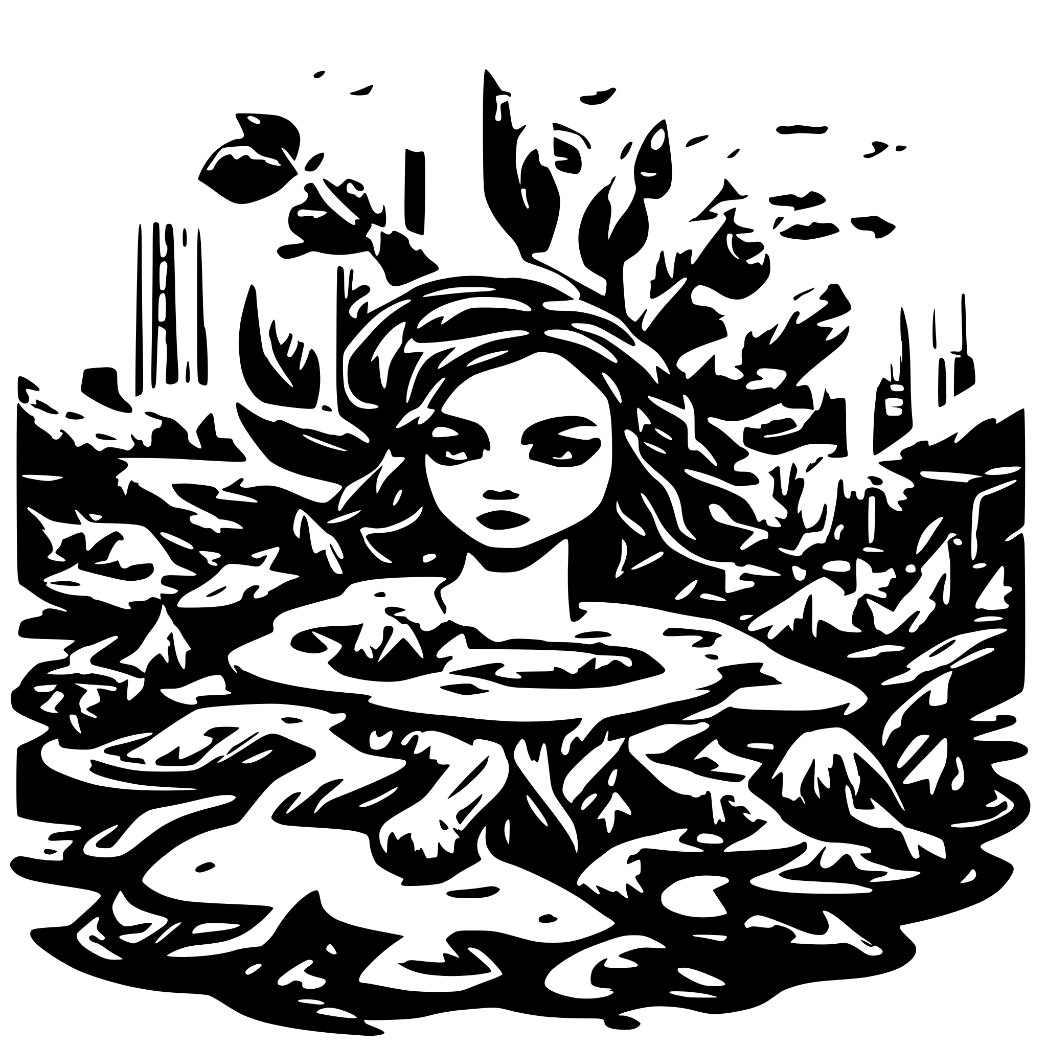 AI-generated SVG of a destruction brings new life