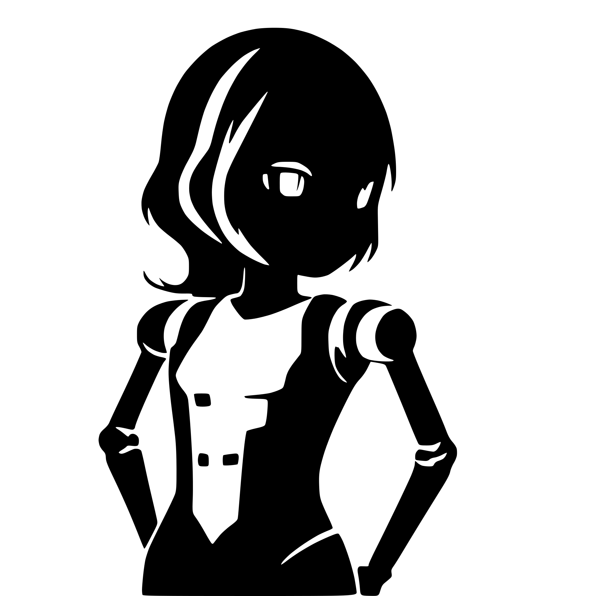 AI-generated SVG of a robot