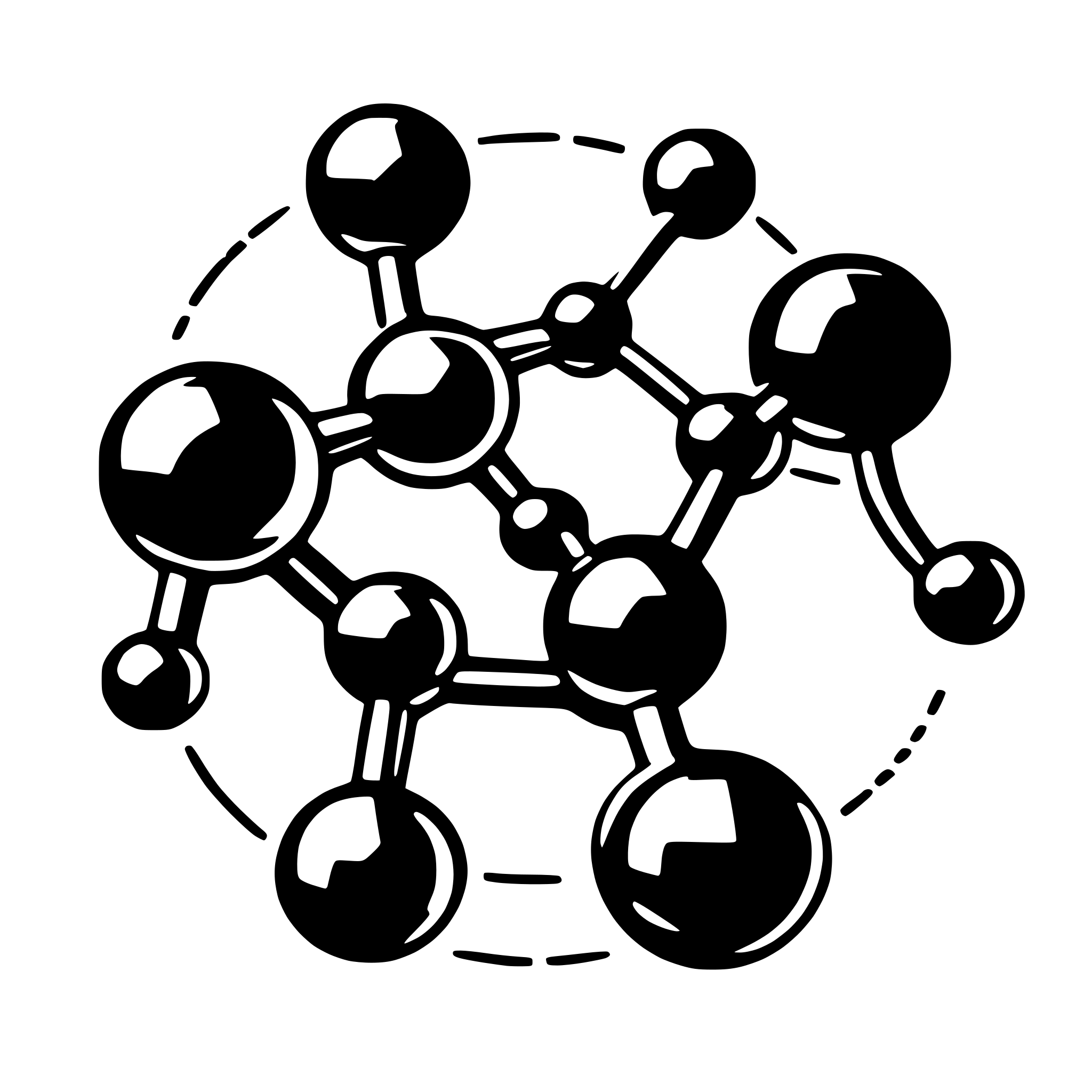 AI-generated SVG of a chemical p-Orbital