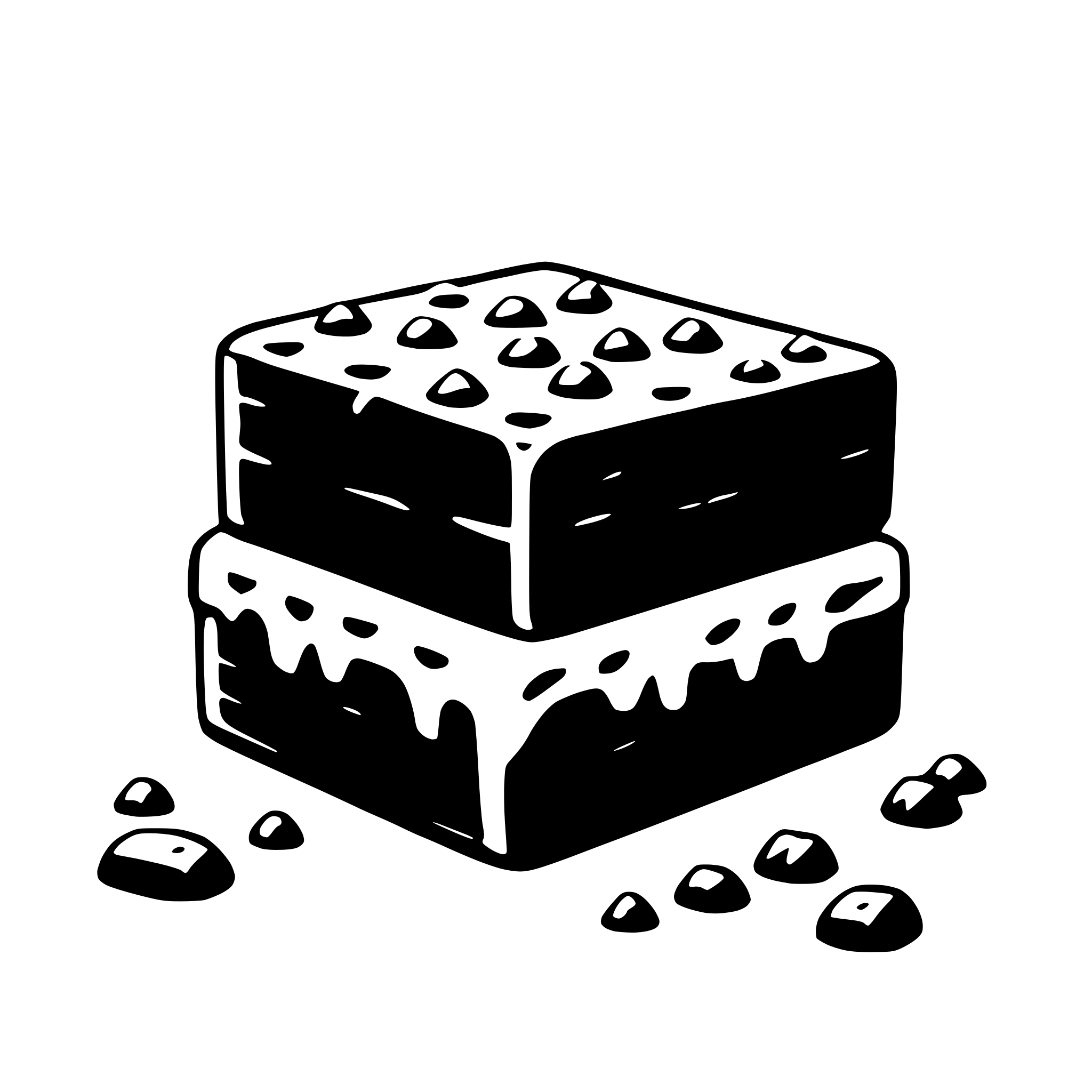 AI-generated SVG of 'brownie'